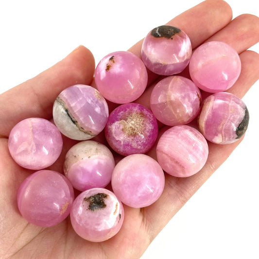 Rare! Pink Aragonite Sphere, natural pink aragonite, crystal ball, pink aragonite sphere, aragonite crystal, crystal sphere