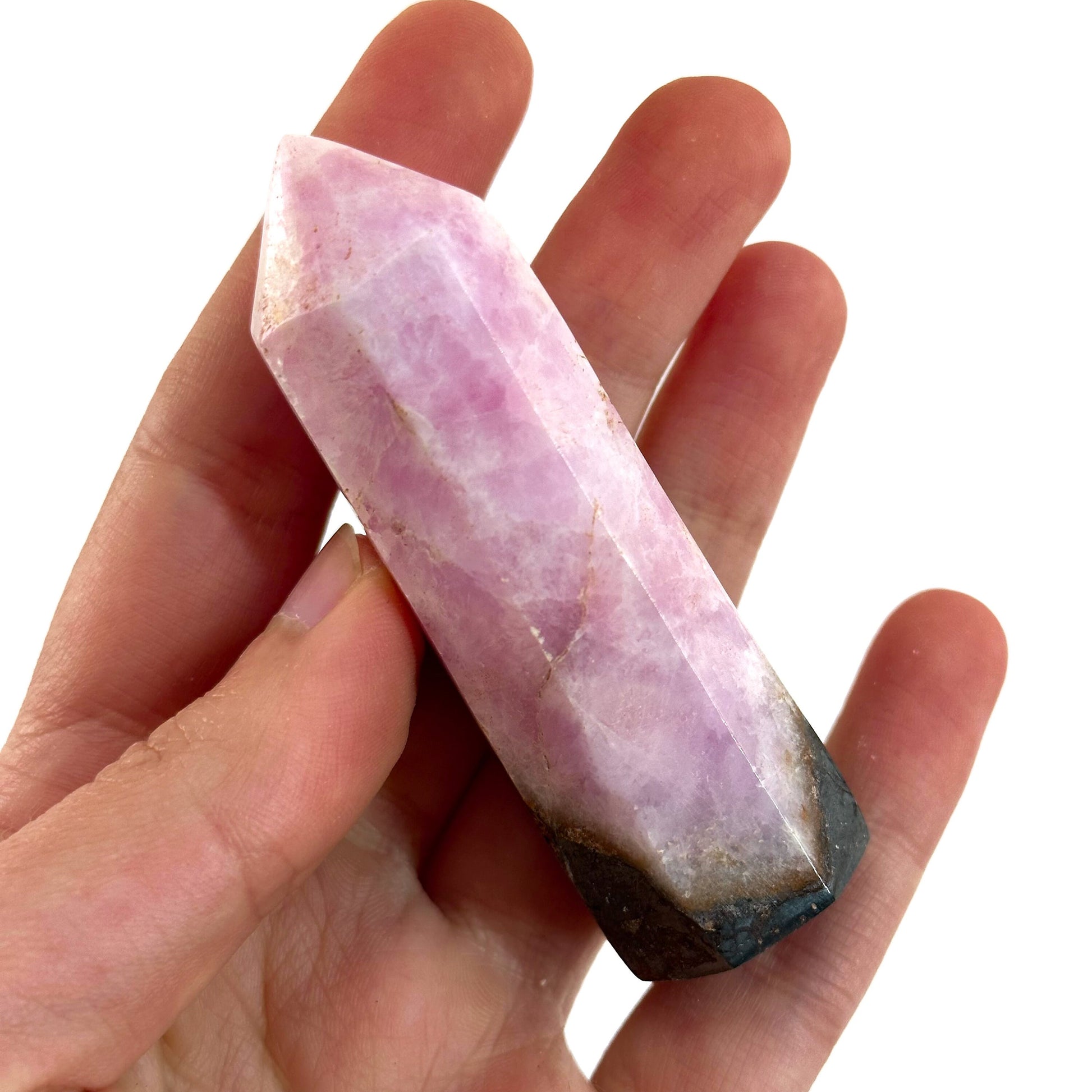 Rare! Pink Aragonite Point, natural pink aragonite tower, crystal point, pink aragonite crystal