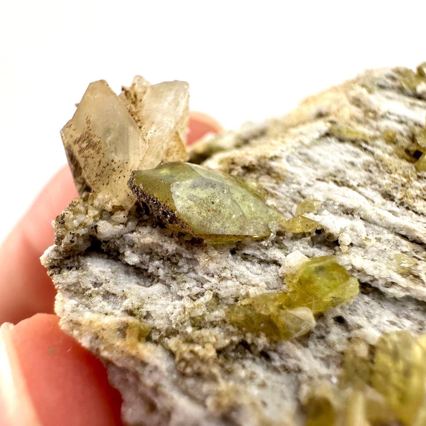 Titanite with Feldspar on Matrix (Pakistan) | sphene specimen, sphene titanite, titanite crystal, sphene crystal, rare minerals