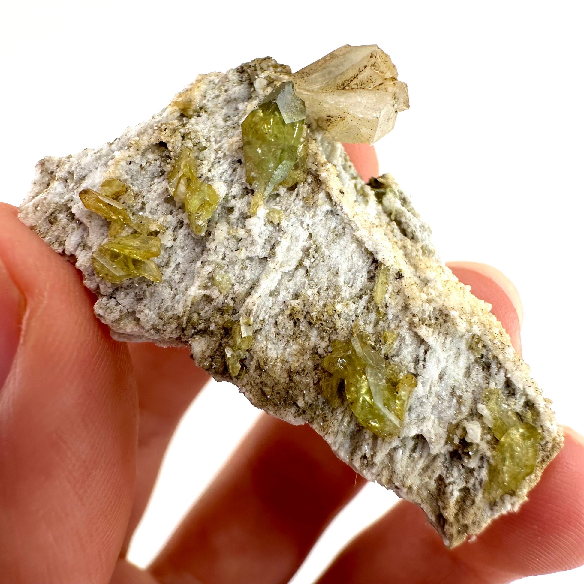 Titanite with Feldspar on Matrix (Pakistan) | sphene specimen, sphene titanite, titanite crystal, sphene crystal, rare minerals
