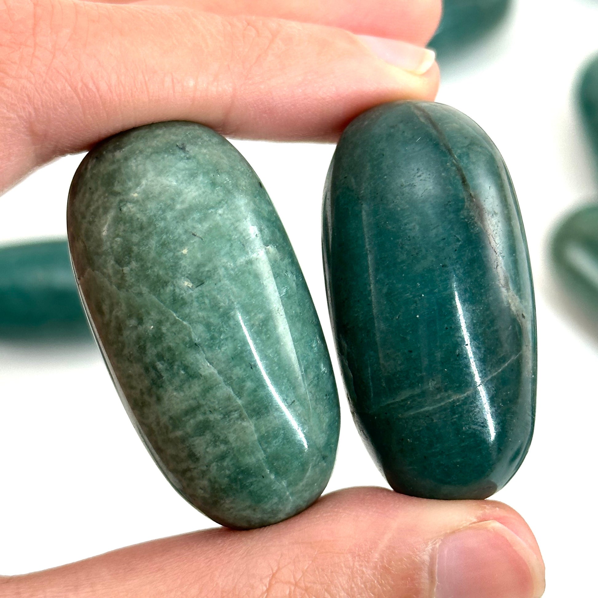 ONE Polished Amazonite, amazonite stone, tumbled amazonite, amazonite tumble, amazonite palm stone