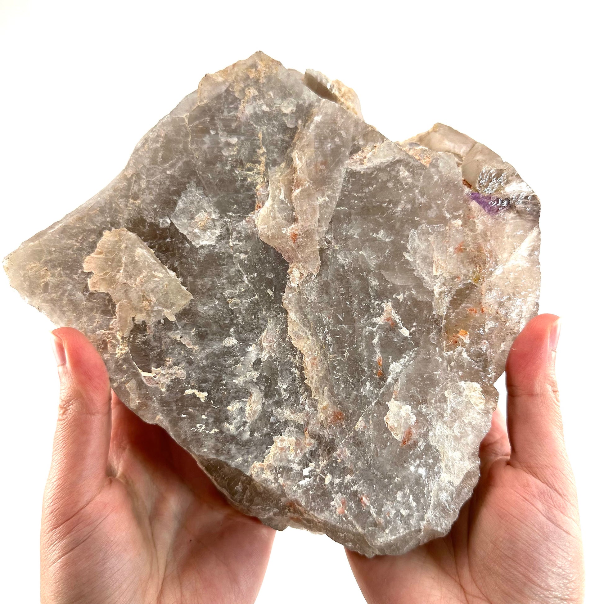 Elestial Smoky Amethyst (Madagascar), amethyst crystal, amethyst point, natural amethyst, purple amethyst