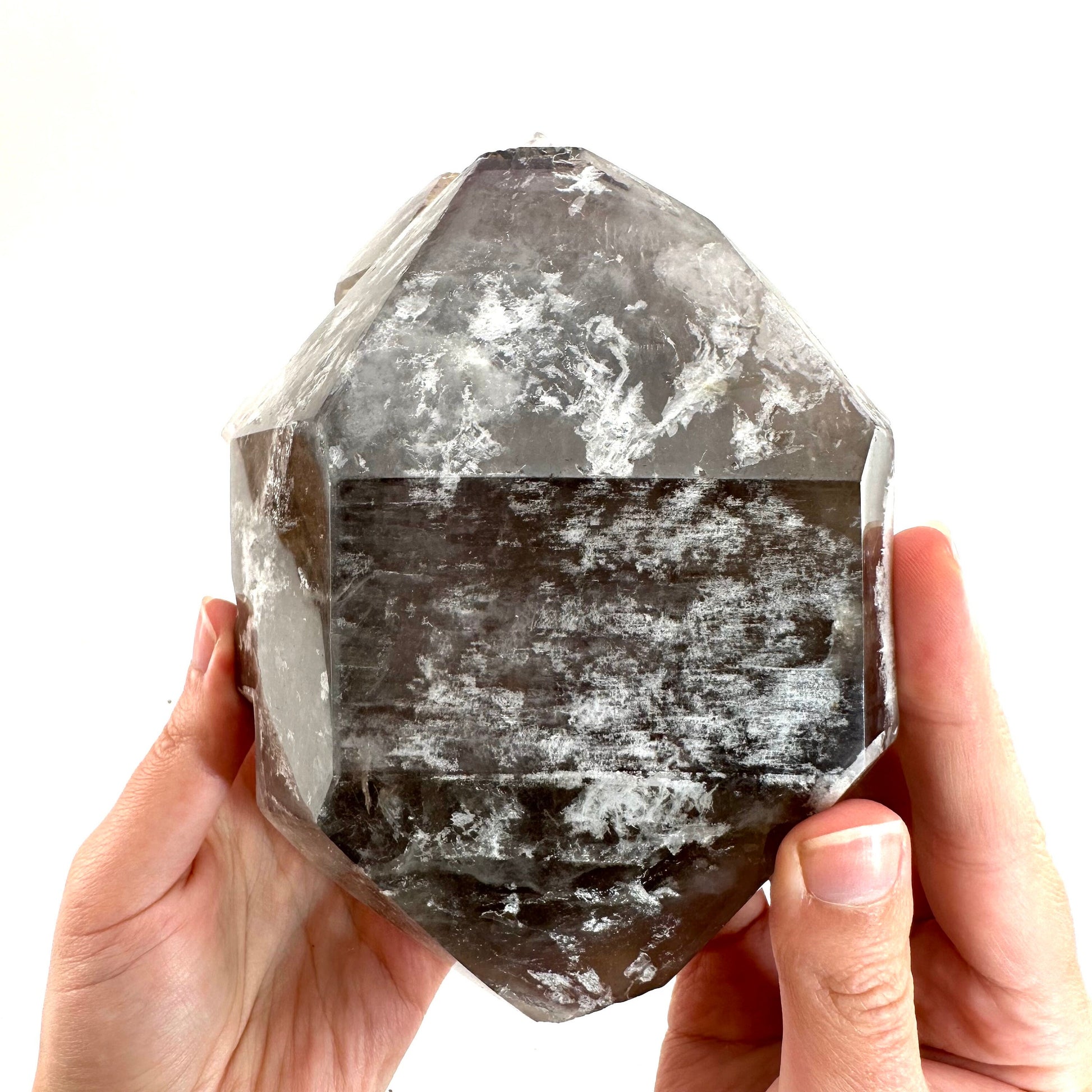 Elestial Smoky Amethyst (Madagascar), amethyst crystal, amethyst point, natural amethyst, purple amethyst