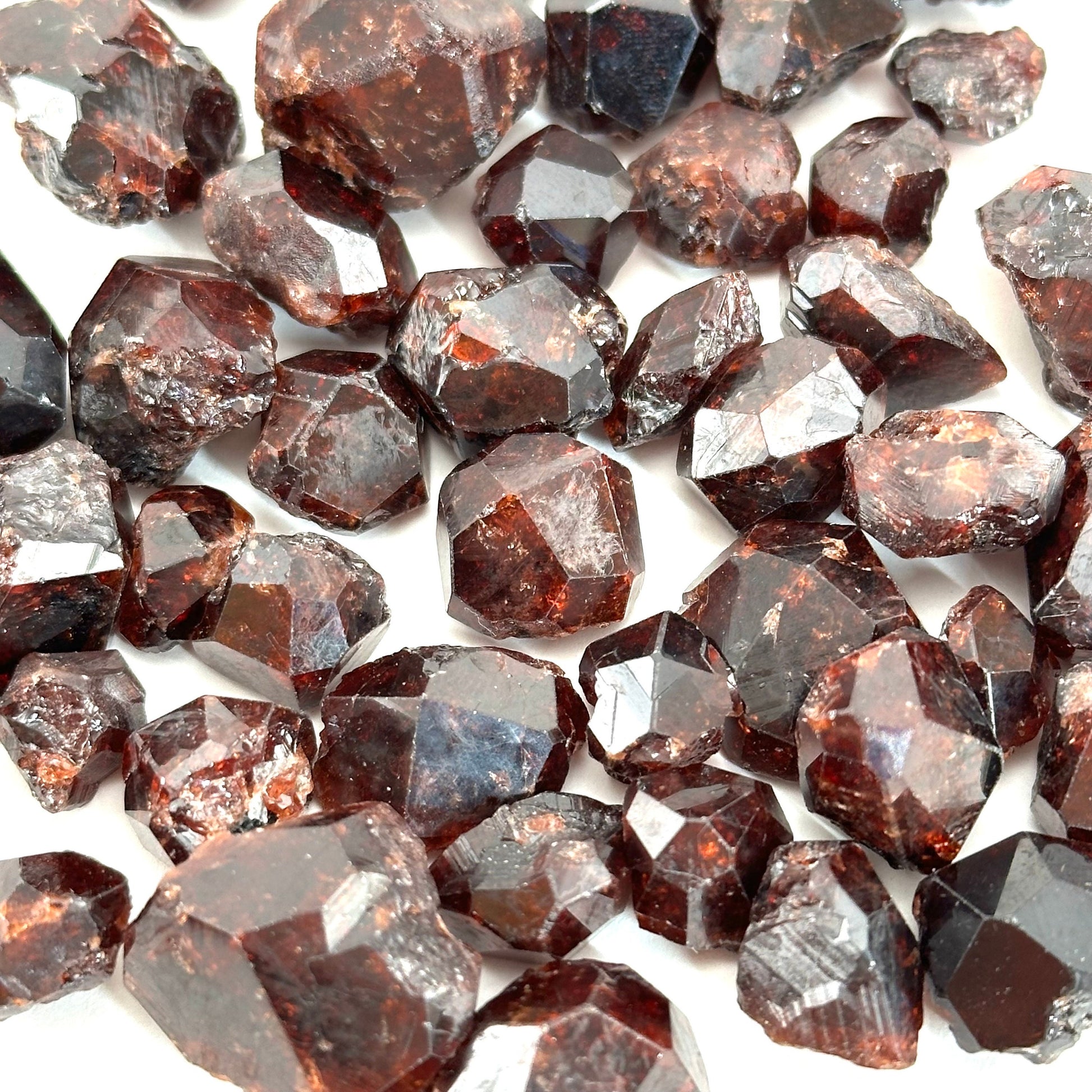 ONE Spessartine Garnet (Pakistan) | red garnet, raw crystals, rough red garnet, dark red garnet, garnet crystal