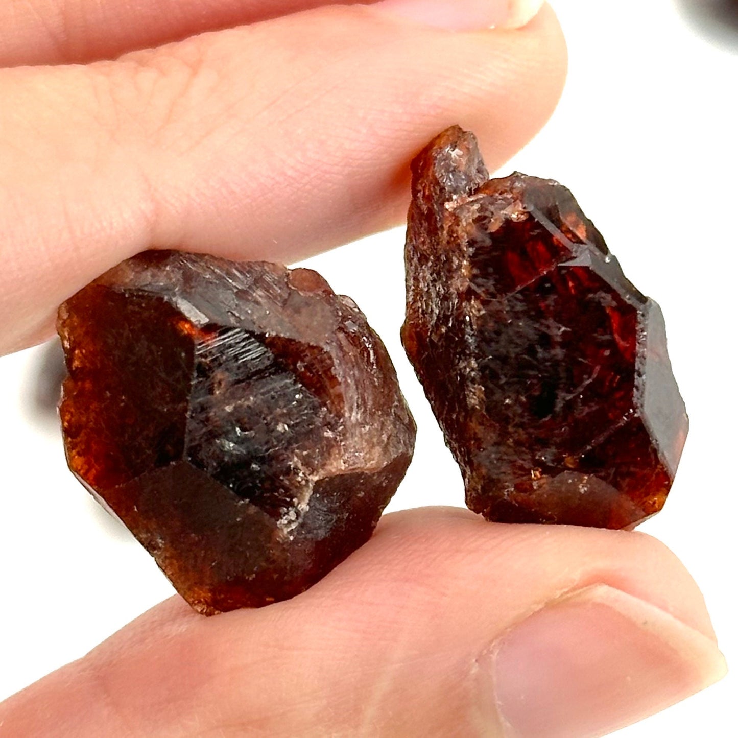 ONE Spessartine Garnet (Pakistan) | red garnet, raw crystals, rough red garnet, dark red garnet, garnet crystal