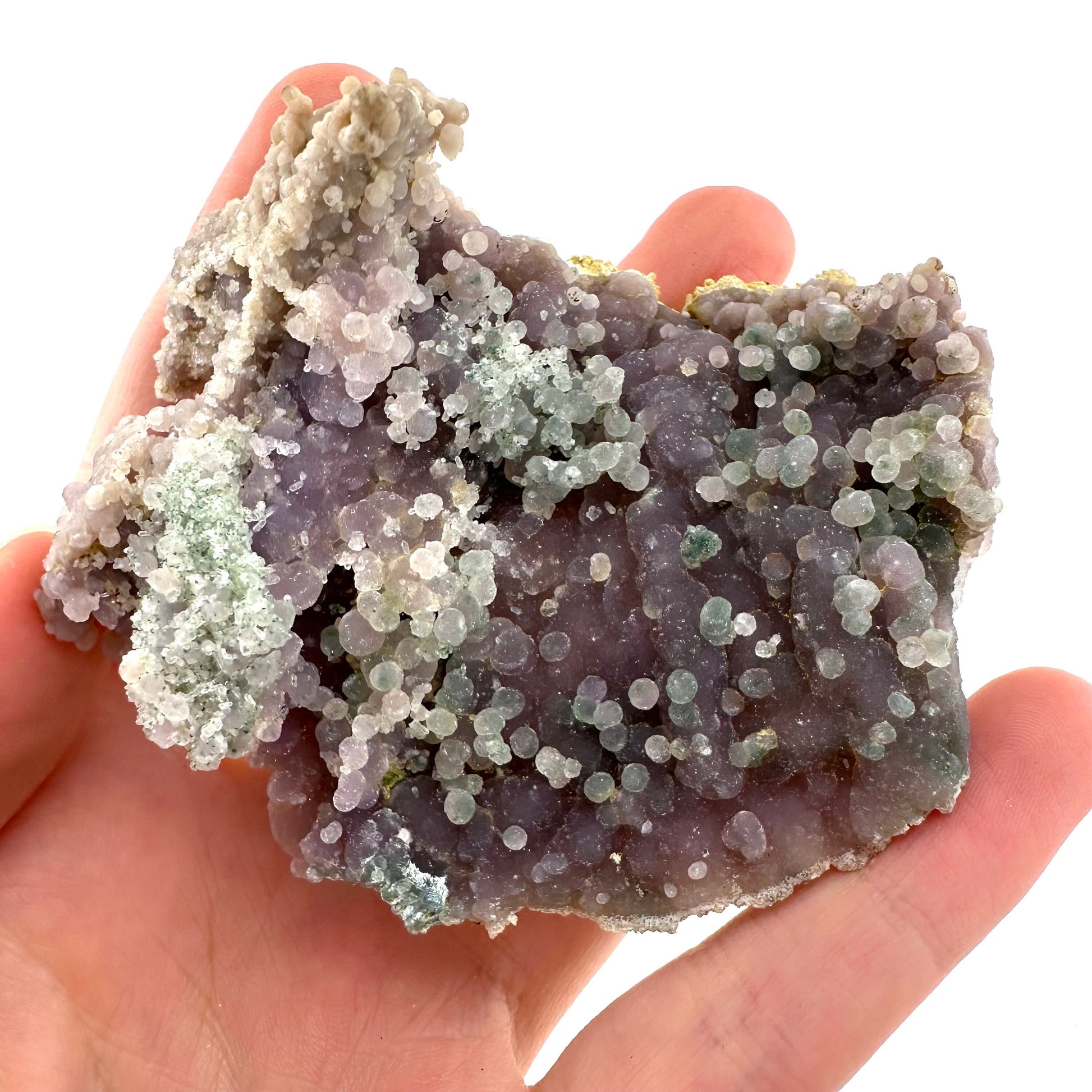 Grape Amethyst (Indonesia) | Grape Agate, purple grape agate, grape agate cluster, mineral specimen, crystals, gemstone