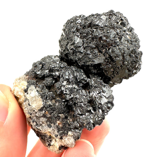 Black tourmaline cluster (Namibia), high grade black tourmaline, tourmaline crystal, black schorl