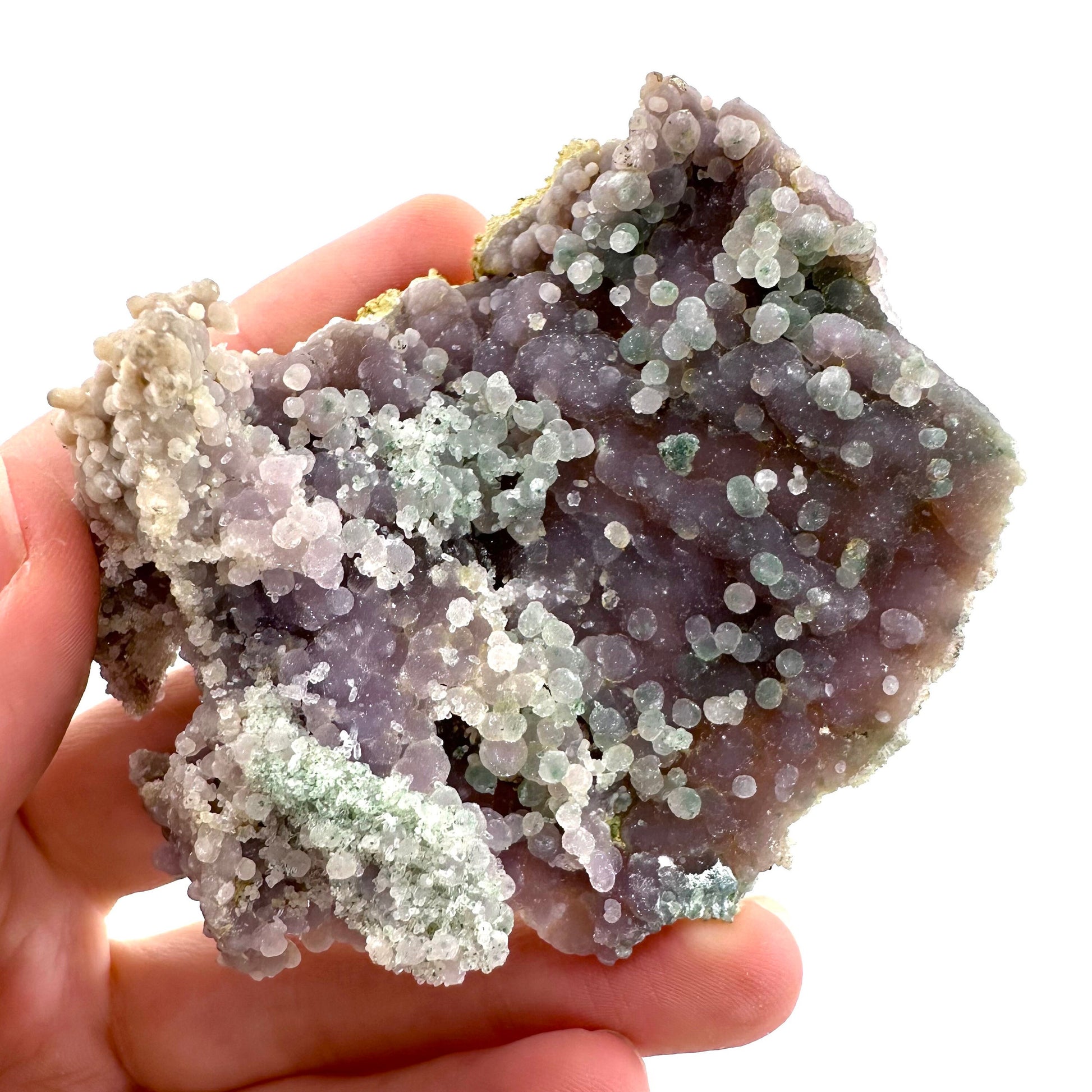 Grape Amethyst (Indonesia) | Grape Agate, purple grape agate, grape agate cluster, mineral specimen, crystals, gemstone