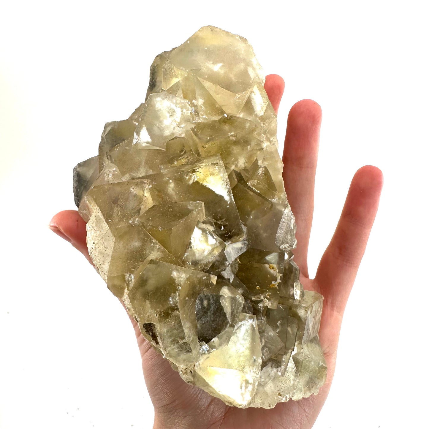 Okorusu Fluorite (Namibia) | fluorite cluster, cubic fluorite, yellow fluorite, crystals, mineral specimen