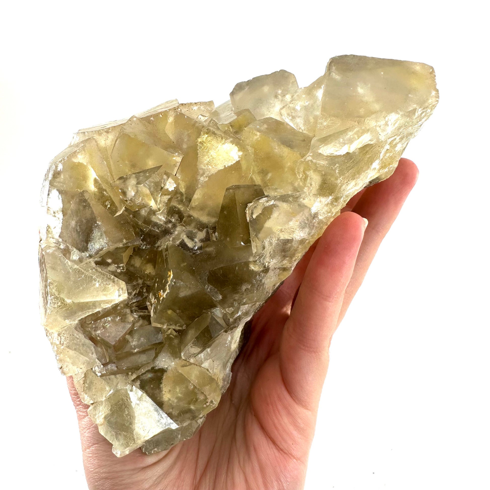 Okorusu Fluorite (Namibia) | fluorite cluster, cubic fluorite, yellow fluorite, crystals, mineral specimen