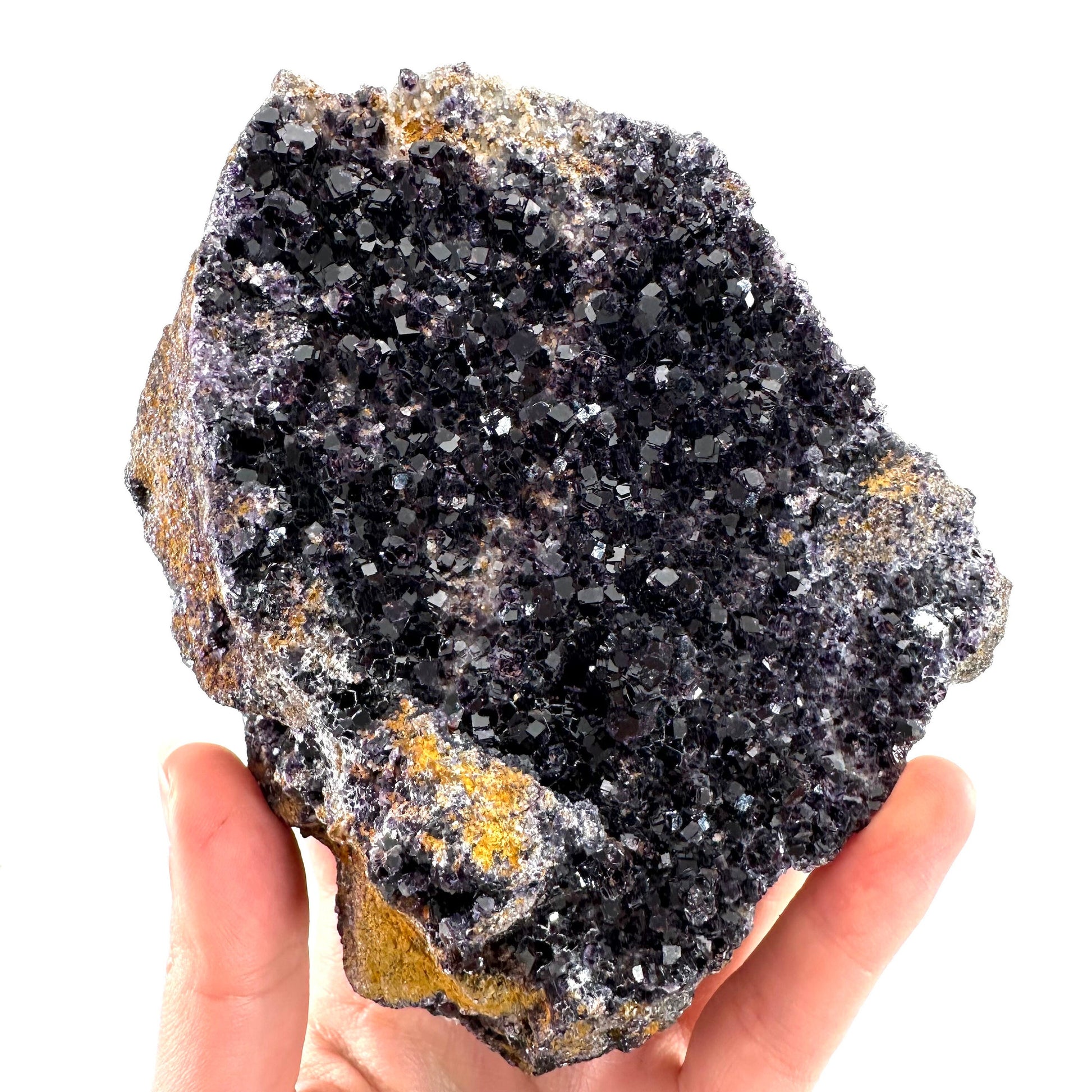 Okorusu Fluorite (Namibia) | fluorite cluster, cubic fluorite, purple fluorite, crystals, mineral specimen