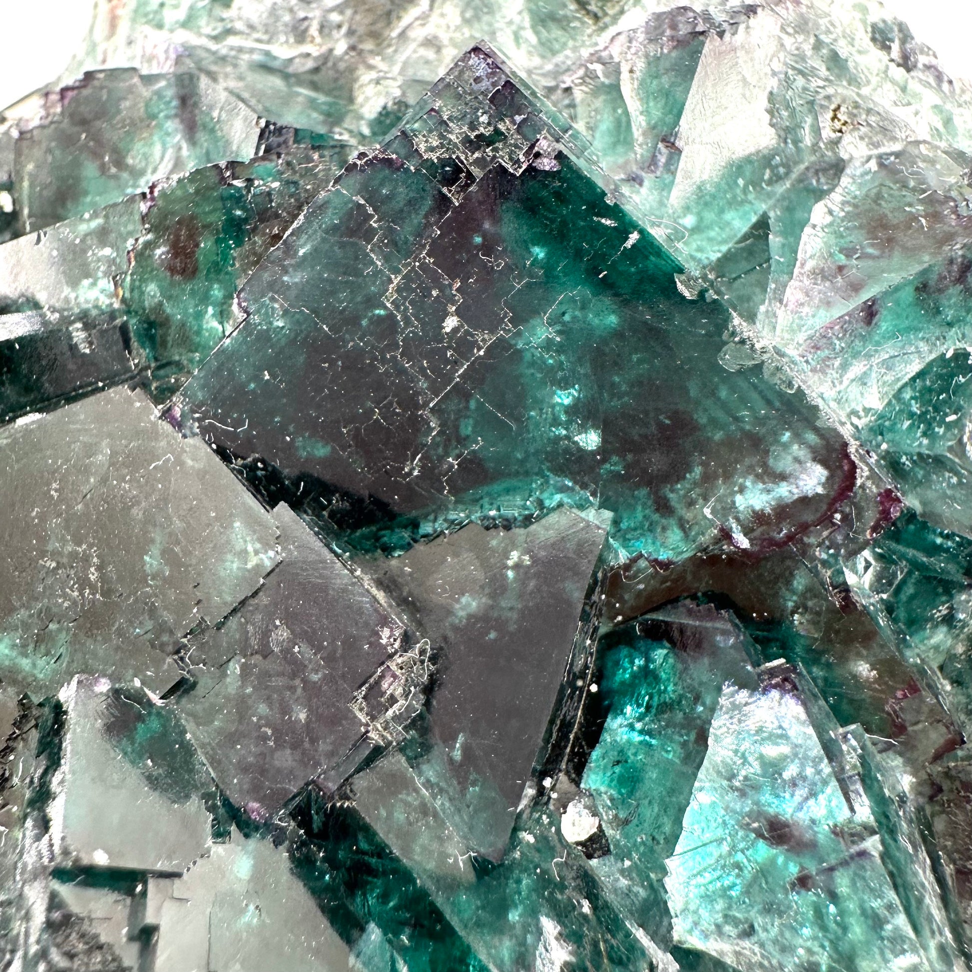 Okorusu Fluorite (Namibia) | fluorite cluster, cubic fluorite, green fluorite, crystals, mineral specimen