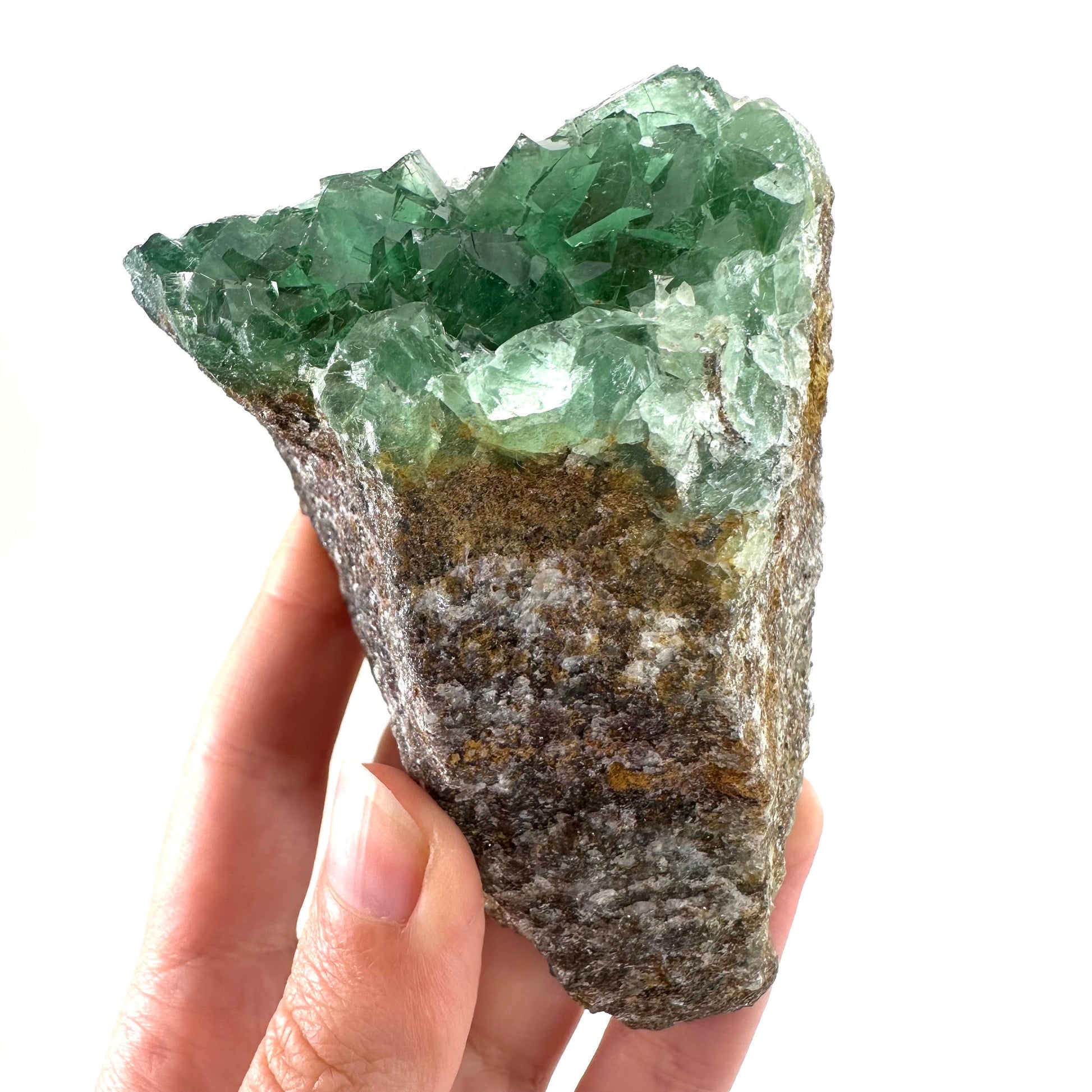 Okorusu Fluorite (Namibia) | fluorite cluster, cubic fluorite, green fluorite, crystals, mineral specimen