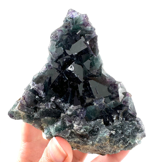 Okorusu Fluorite (Namibia) | fluorite cluster, cubic fluorite, green fluorite, purple fluorite, crystals, mineral specimen