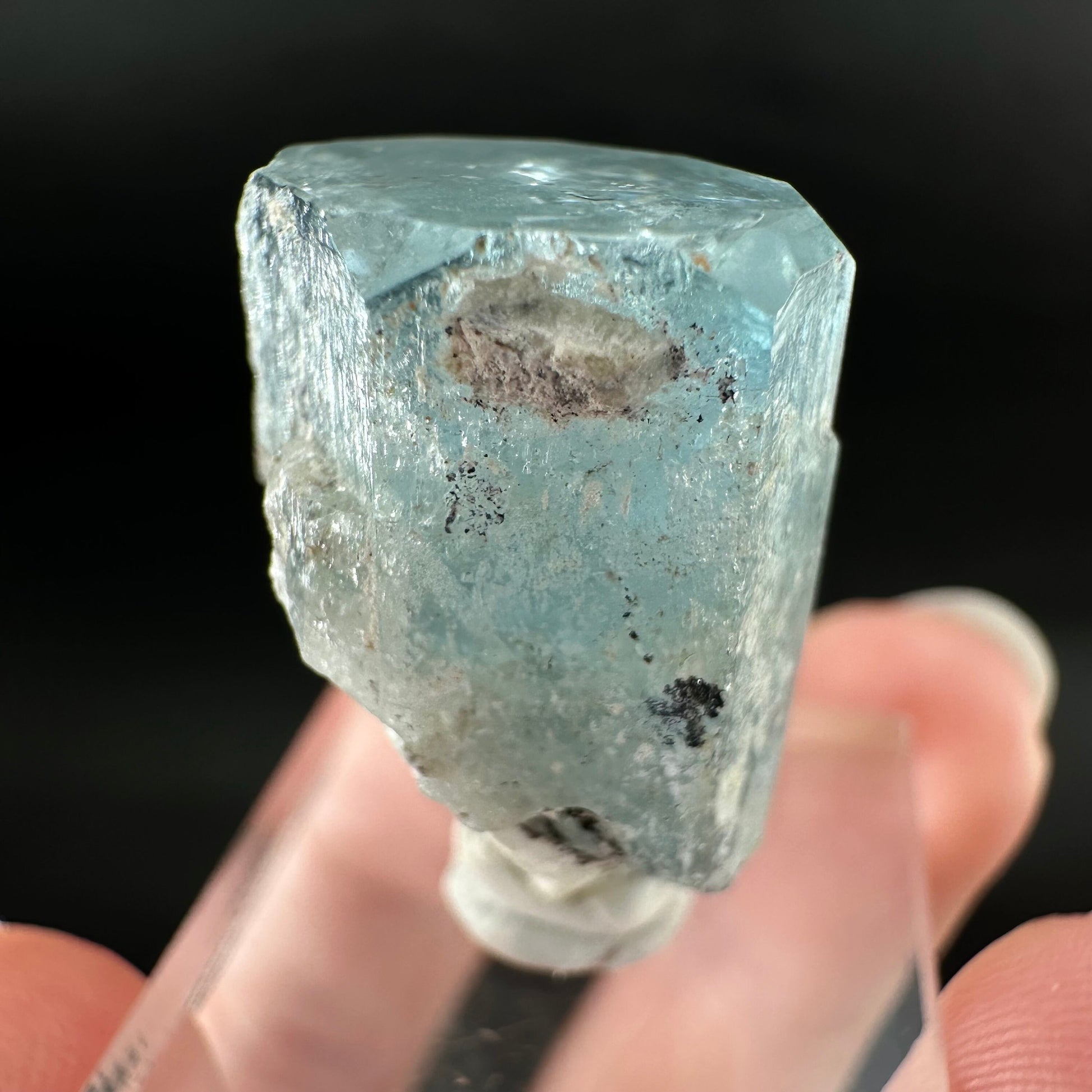Beryl var. Aquamarine (Namibia) | terminated aquamarine, raw aquamarine, natural aquamarine crystal, aquamarine specimen