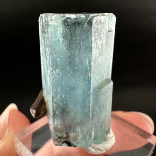 Beryl var. Aquamarine (Namibia) | terminated aquamarine, raw aquamarine, natural aquamarine crystal, aquamarine specimen