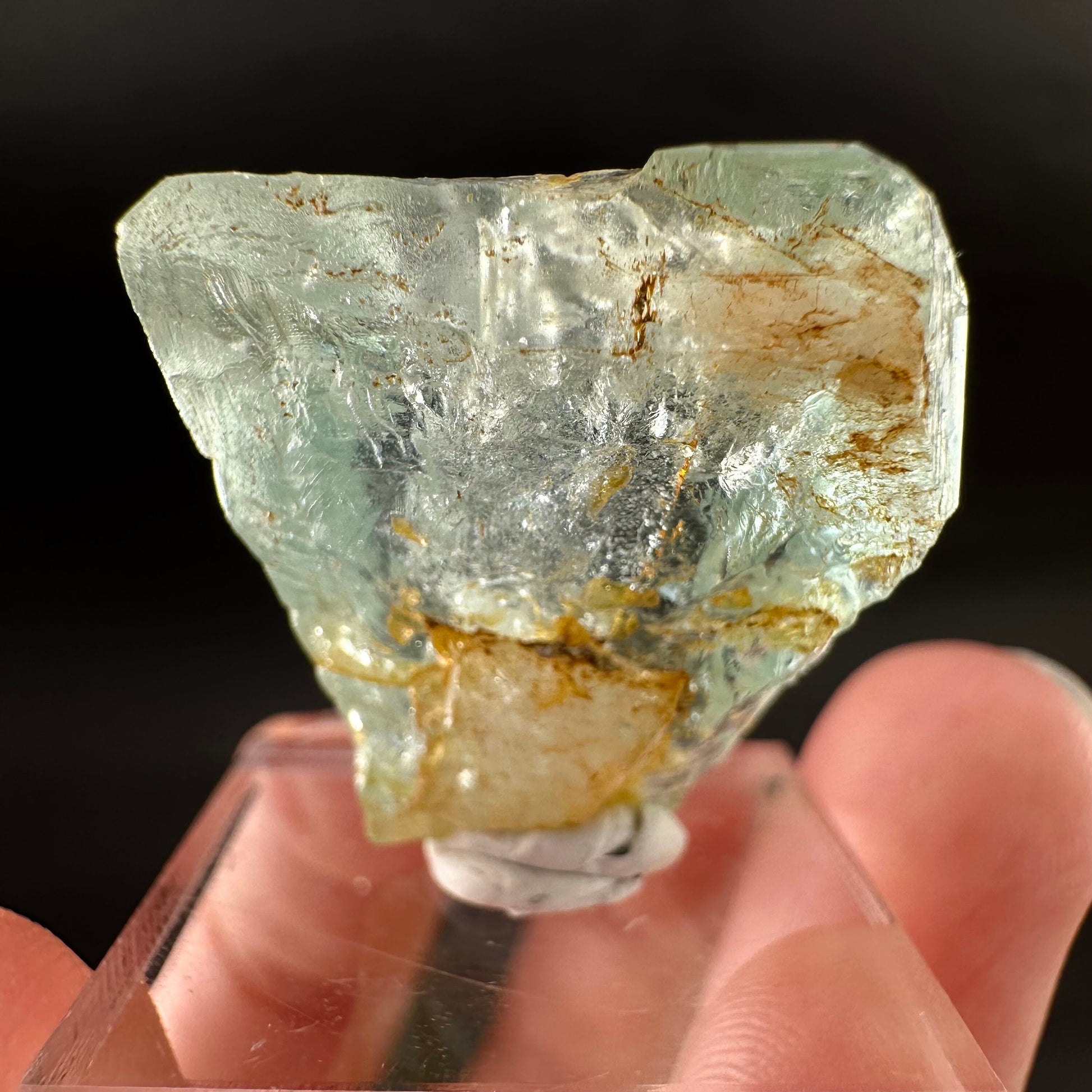 Beryl var. Aquamarine (Namibia) | terminated aquamarine, raw aquamarine, natural aquamarine crystal, aquamarine specimen