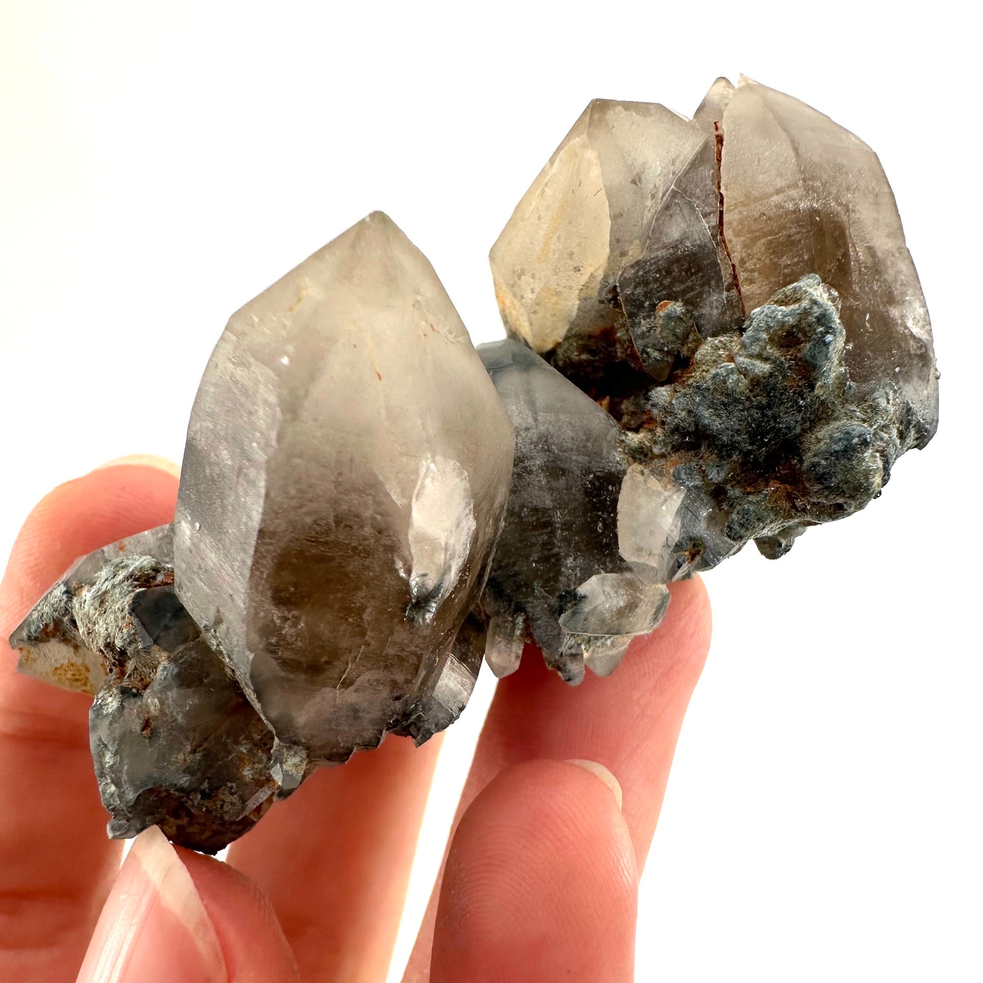 Gitter Quartz & Foitite (Namibia) | lattice quartz, smoky quartz crystal, smoky quartz point, quartz crystal, crystals