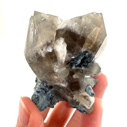 Gitter Quartz & Foitite (Namibia) | lattice quartz, smoky quartz crystal, smoky quartz point, quartz crystal, crystals