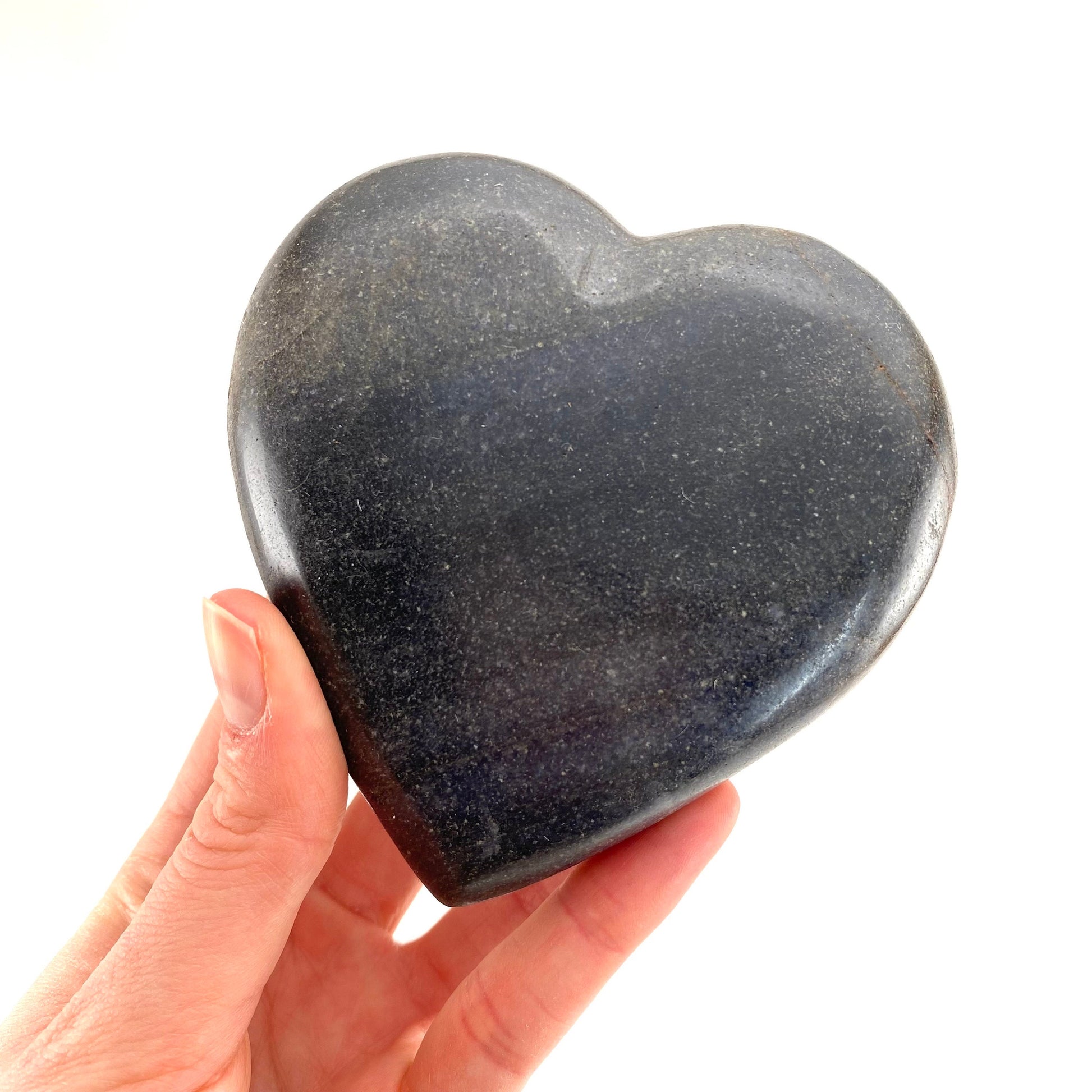 Lazulite Heart, crystal heart, Lazulite palm stone, lazulite palmstone, pocket stone, lazulite