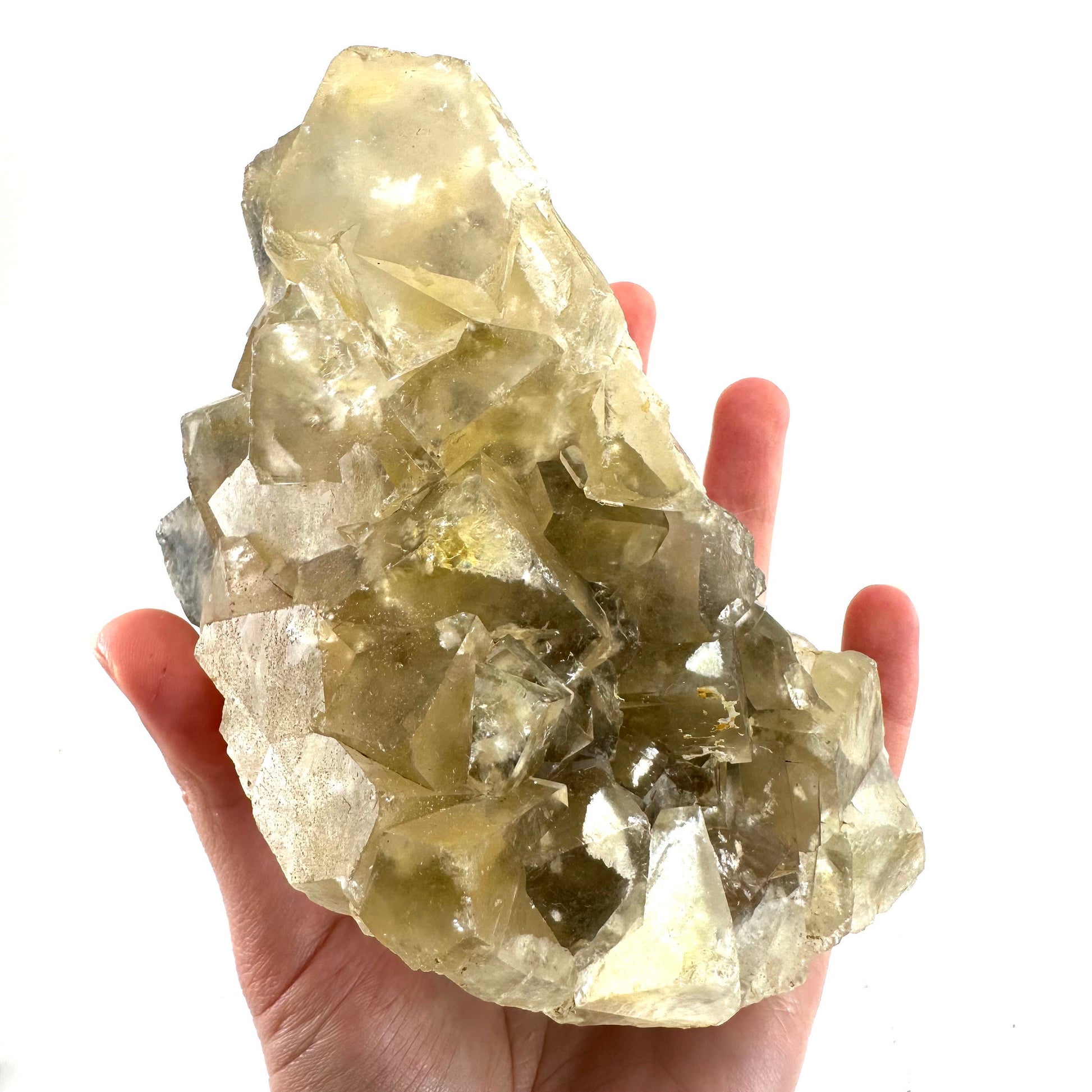 Okorusu Fluorite (Namibia) | fluorite cluster, cubic fluorite, yellow fluorite, crystals, mineral specimen