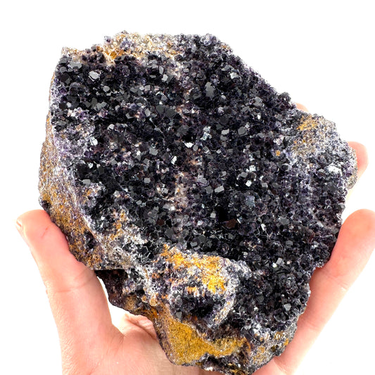 Okorusu Fluorite (Namibia) | fluorite cluster, cubic fluorite, purple fluorite, crystals, mineral specimen