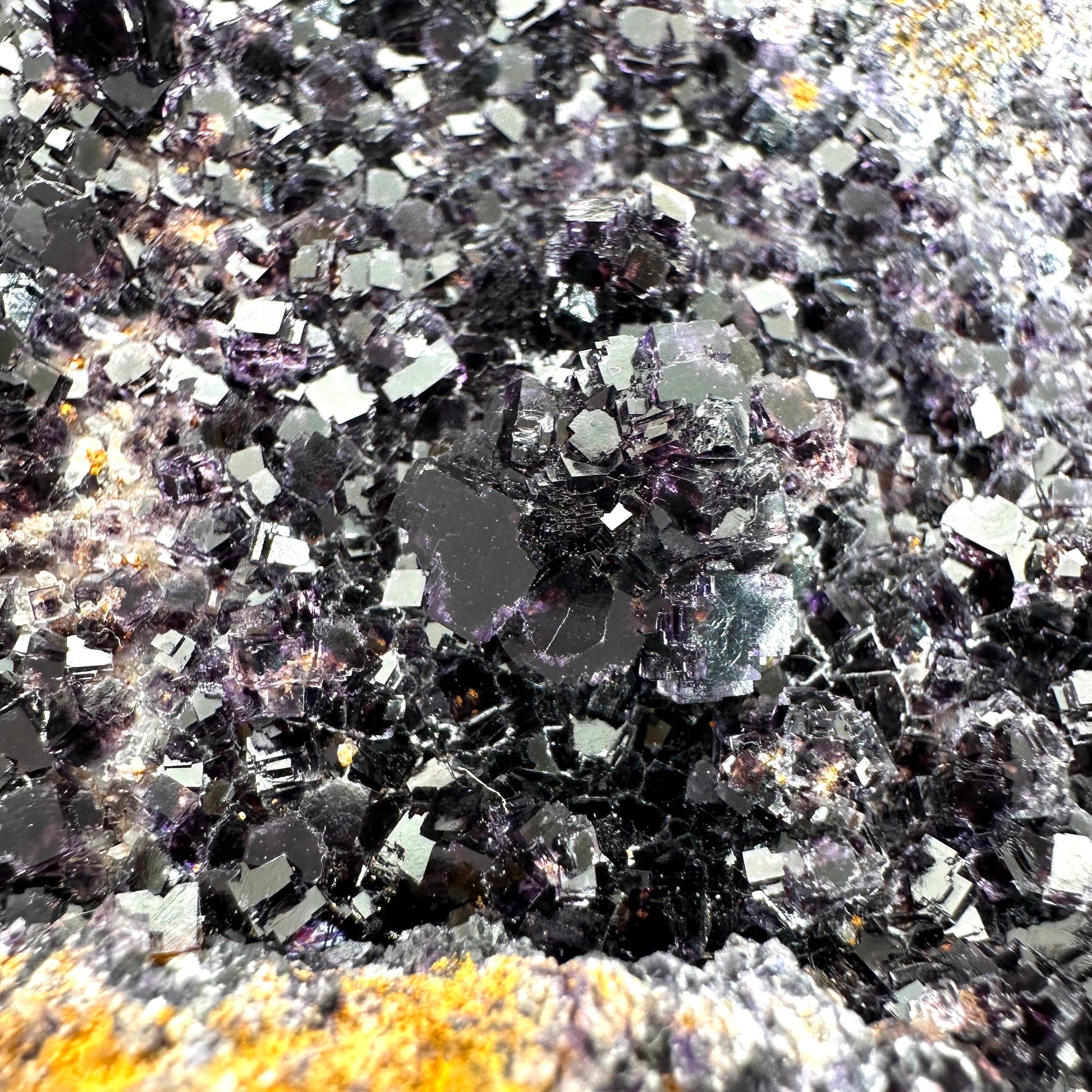 Okorusu Fluorite (Namibia) | fluorite cluster, cubic fluorite, purple fluorite, crystals, mineral specimen