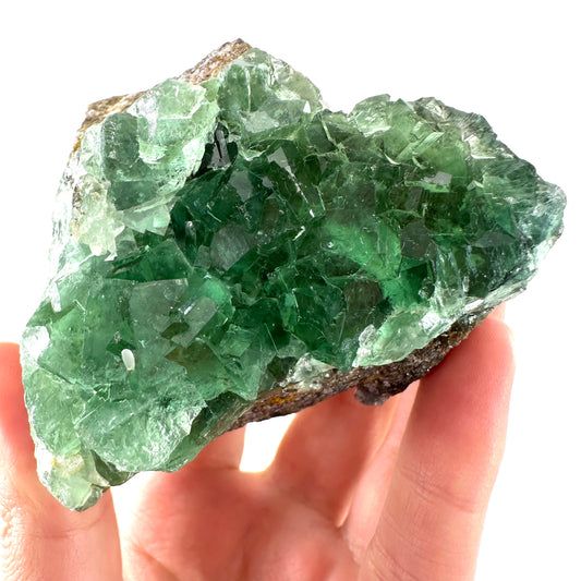 Okorusu Fluorite (Namibia) | fluorite cluster, cubic fluorite, green fluorite, crystals, mineral specimen
