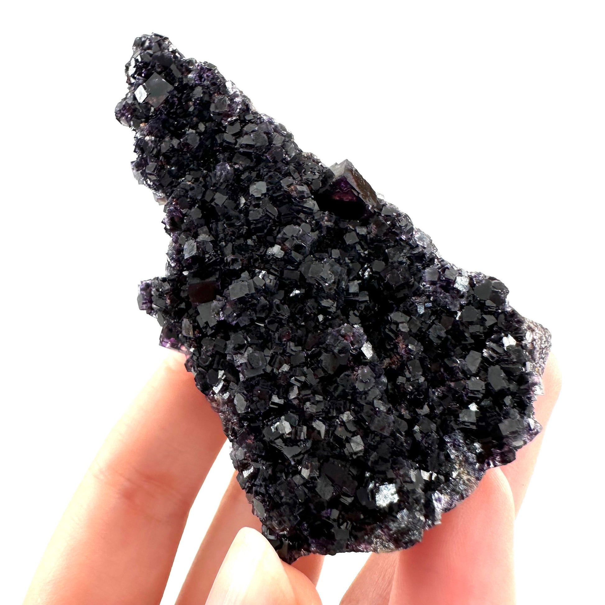 Okorusu Fluorite (Namibia) | fluorite cluster, cubic fluorite, purple fluorite, crystals, mineral specimen