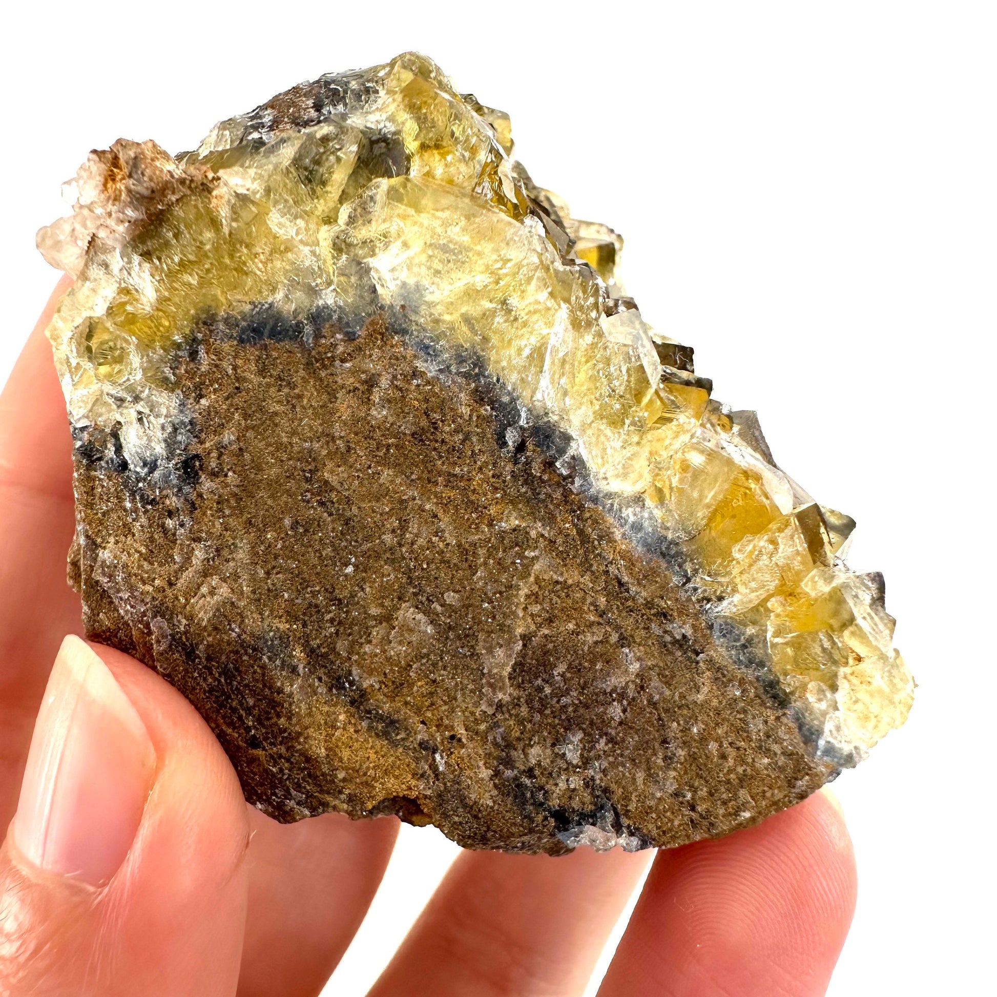 Okorusu Fluorite (Namibia) | fluorite cluster, cubic fluorite, purple fluorite, yellow fluorite, crystals, mineral specimen