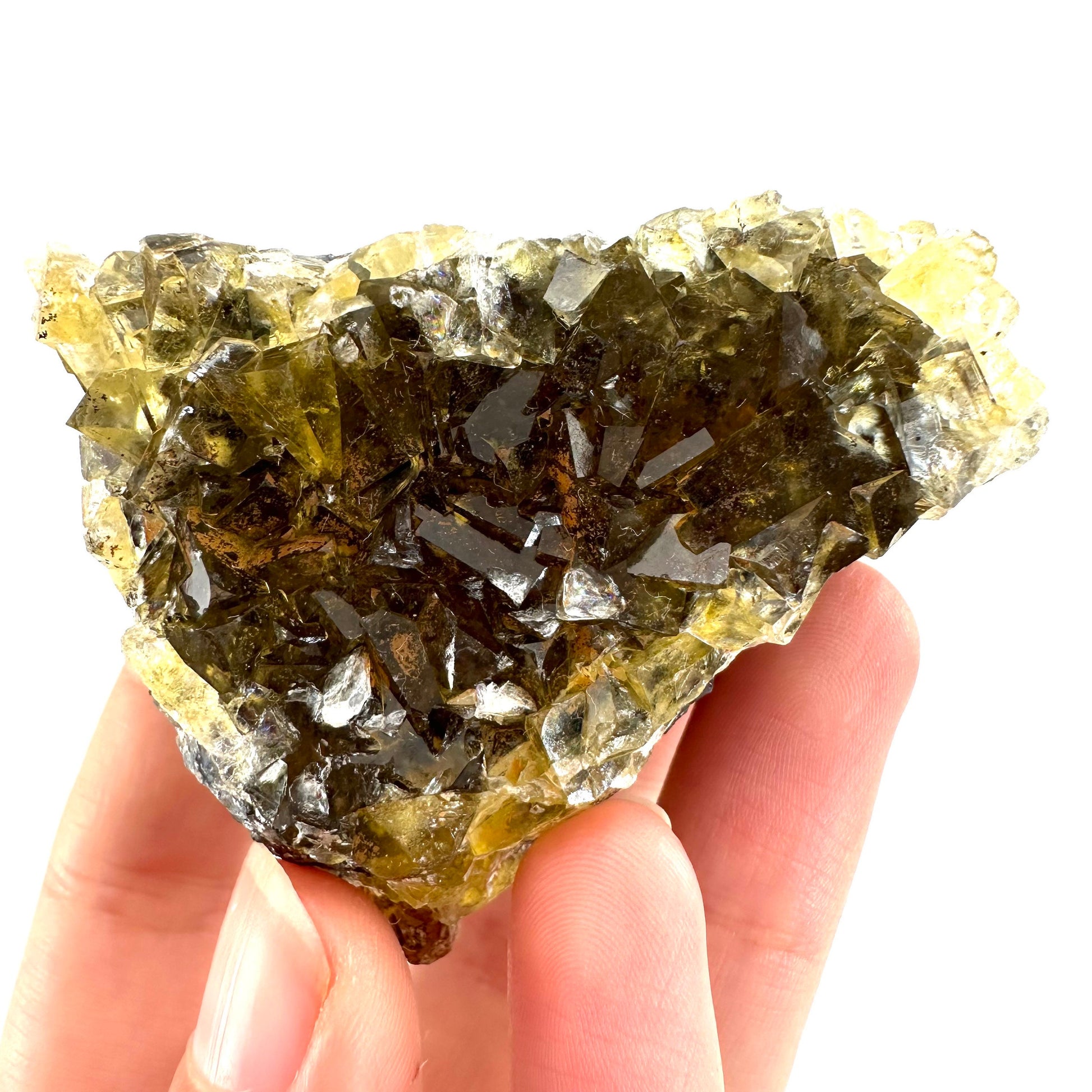 Okorusu Fluorite (Namibia) | fluorite cluster, cubic fluorite, purple fluorite, yellow fluorite, crystals, mineral specimen