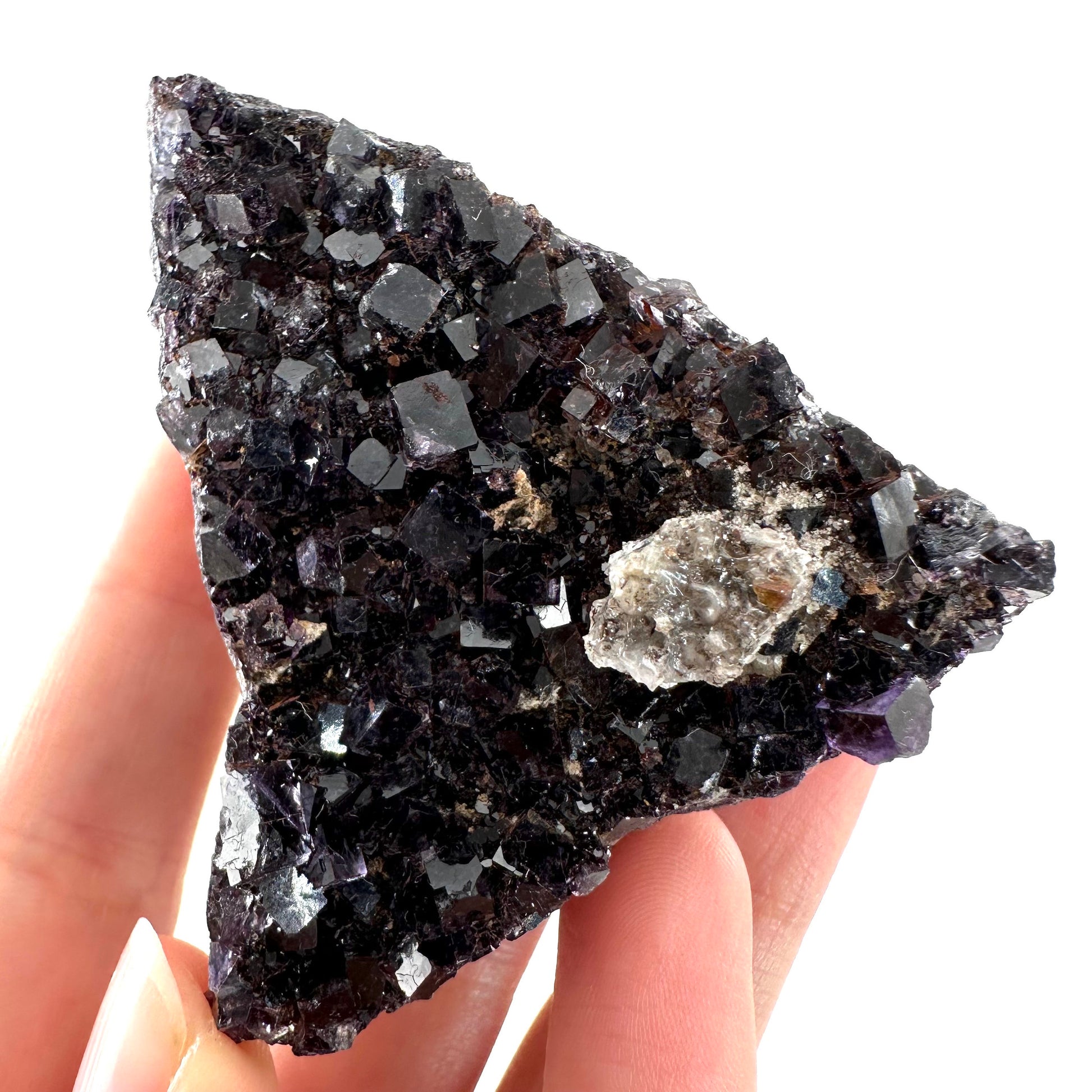 Okorusu Fluorite (Namibia) | fluorite cluster, cubic fluorite, purple fluorite, crystals, mineral specimen