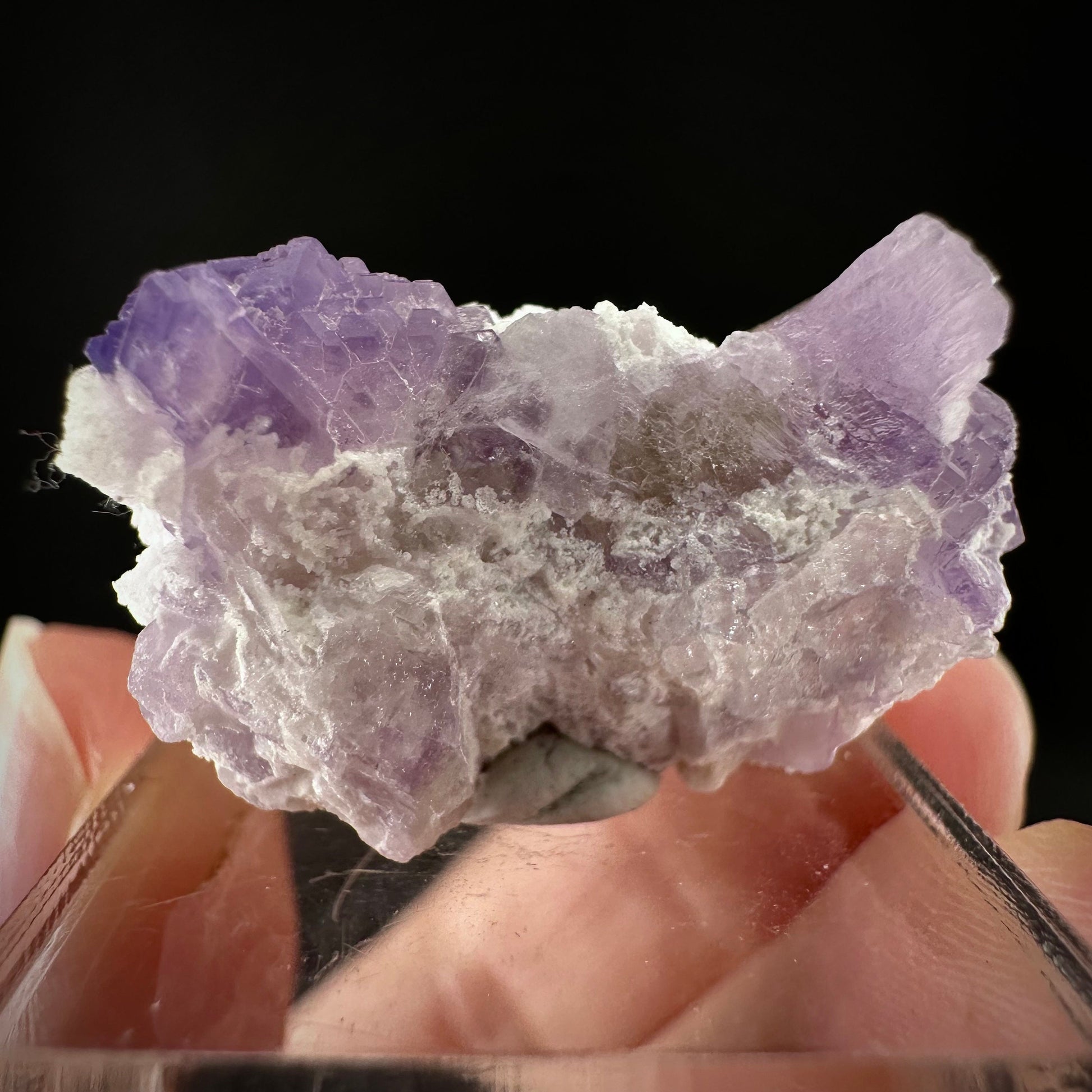 Purple Fluorapatite (Afghanistan), natural purple apatite, terminated apatite crystal, mineral specimen, rare gems, fluorapatite