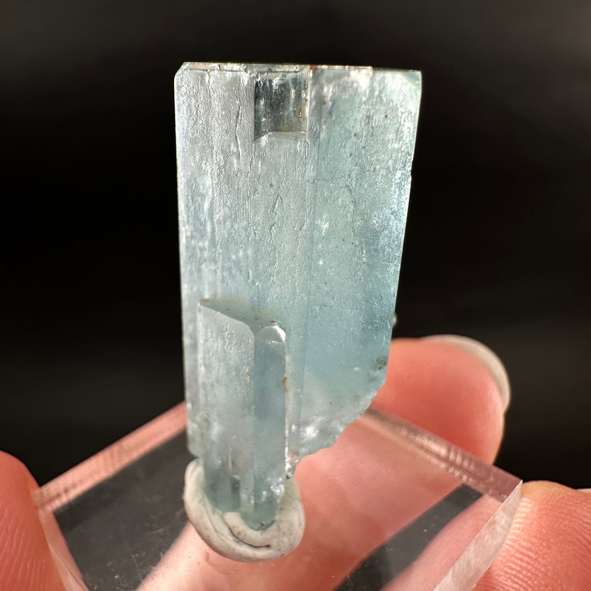 Beryl var. Aquamarine (Namibia) | terminated aquamarine, raw aquamarine, natural aquamarine crystal, aquamarine specimen