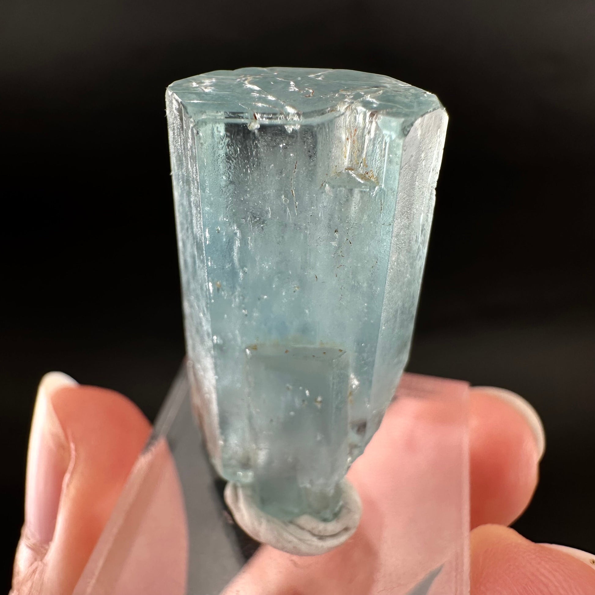 Beryl var. Aquamarine (Namibia) | terminated aquamarine, raw aquamarine, natural aquamarine crystal, aquamarine specimen