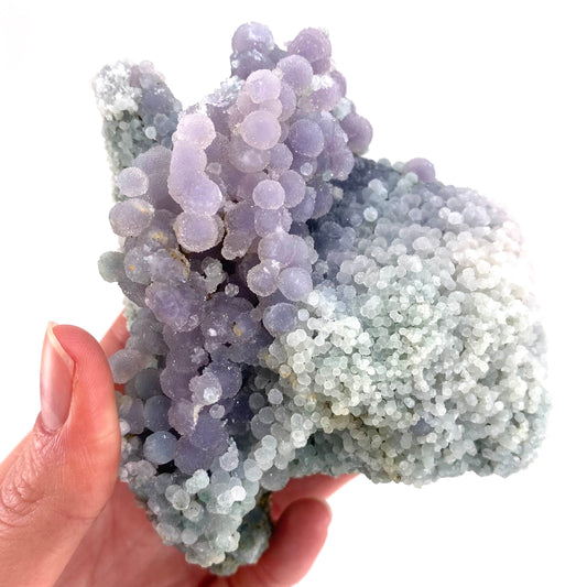 Grape Amethyst (Indonesia) | Grape Agate, purple grape agate, grape agate cluster, mineral specimen, crystals, gemstone