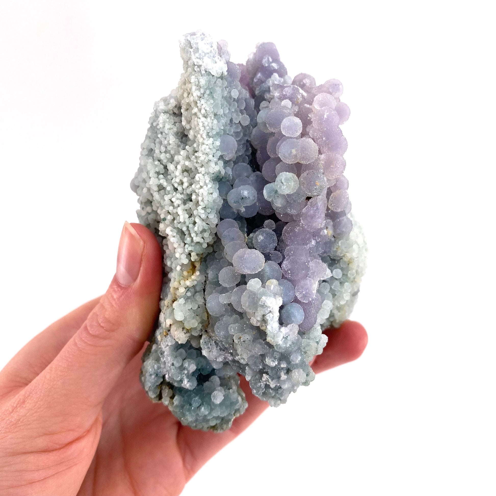 Grape Amethyst (Indonesia) | Grape Agate, purple grape agate, grape agate cluster, mineral specimen, crystals, gemstone