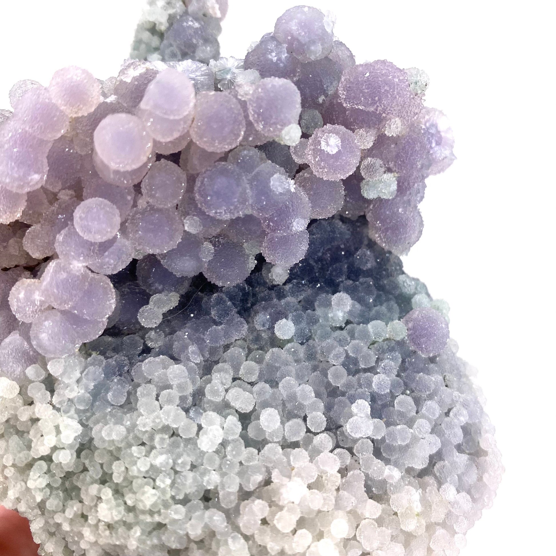 Grape Amethyst (Indonesia) | Grape Agate, purple grape agate, grape agate cluster, mineral specimen, crystals, gemstone