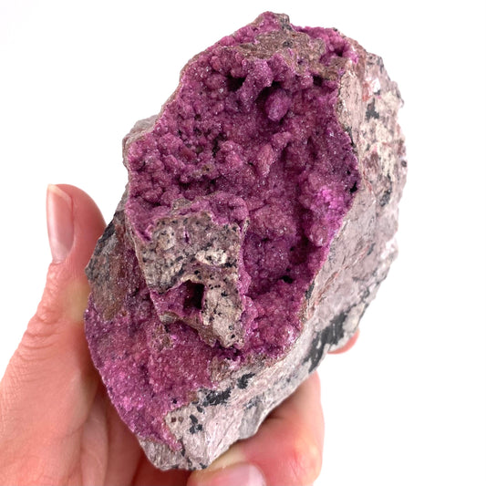 Extra Sparkly Cobaltocalcite Specimen (Congo), cobalto calcite, cobaltoan calcite, salrose