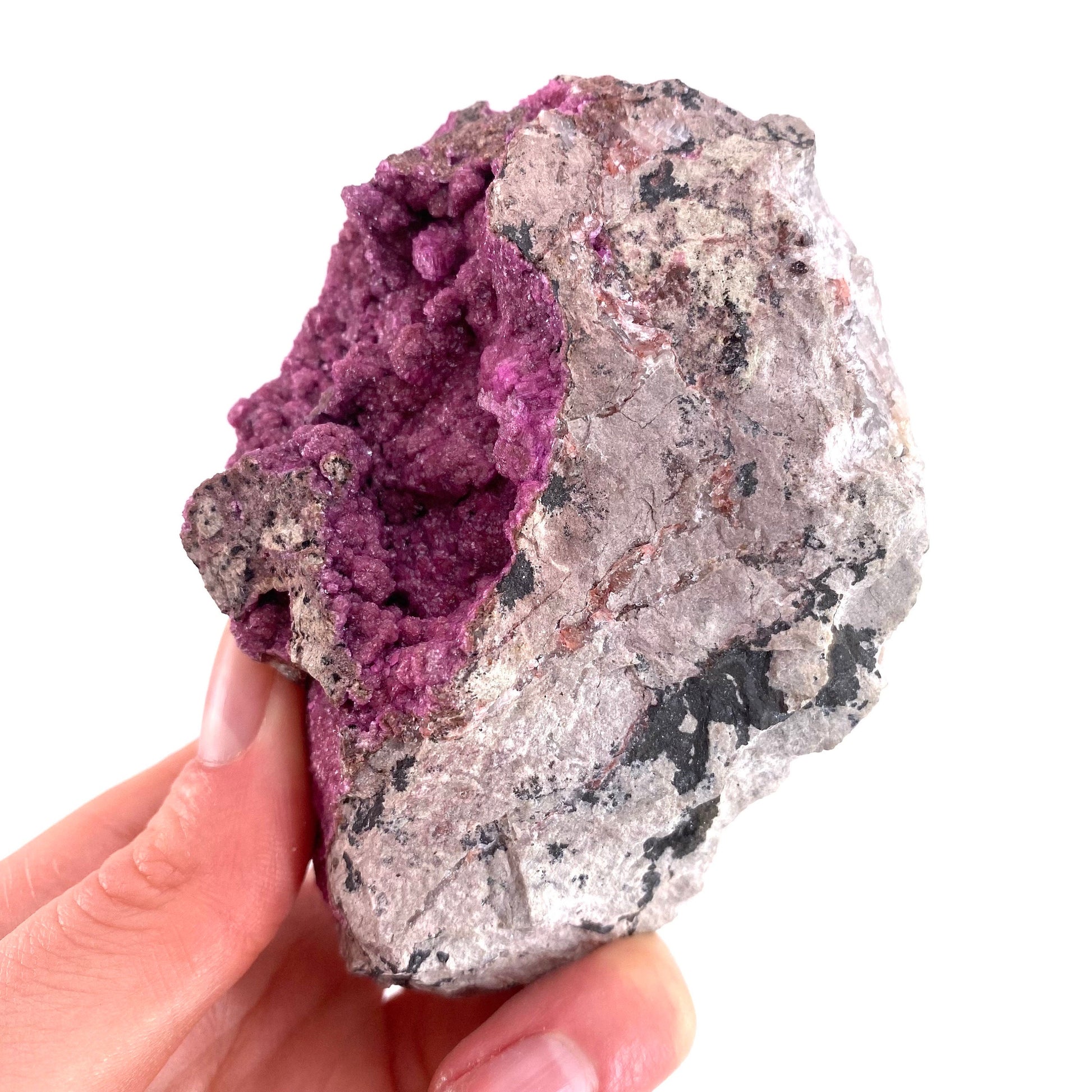 Extra Sparkly Cobaltocalcite Specimen (Congo), cobalto calcite, cobaltoan calcite, salrose