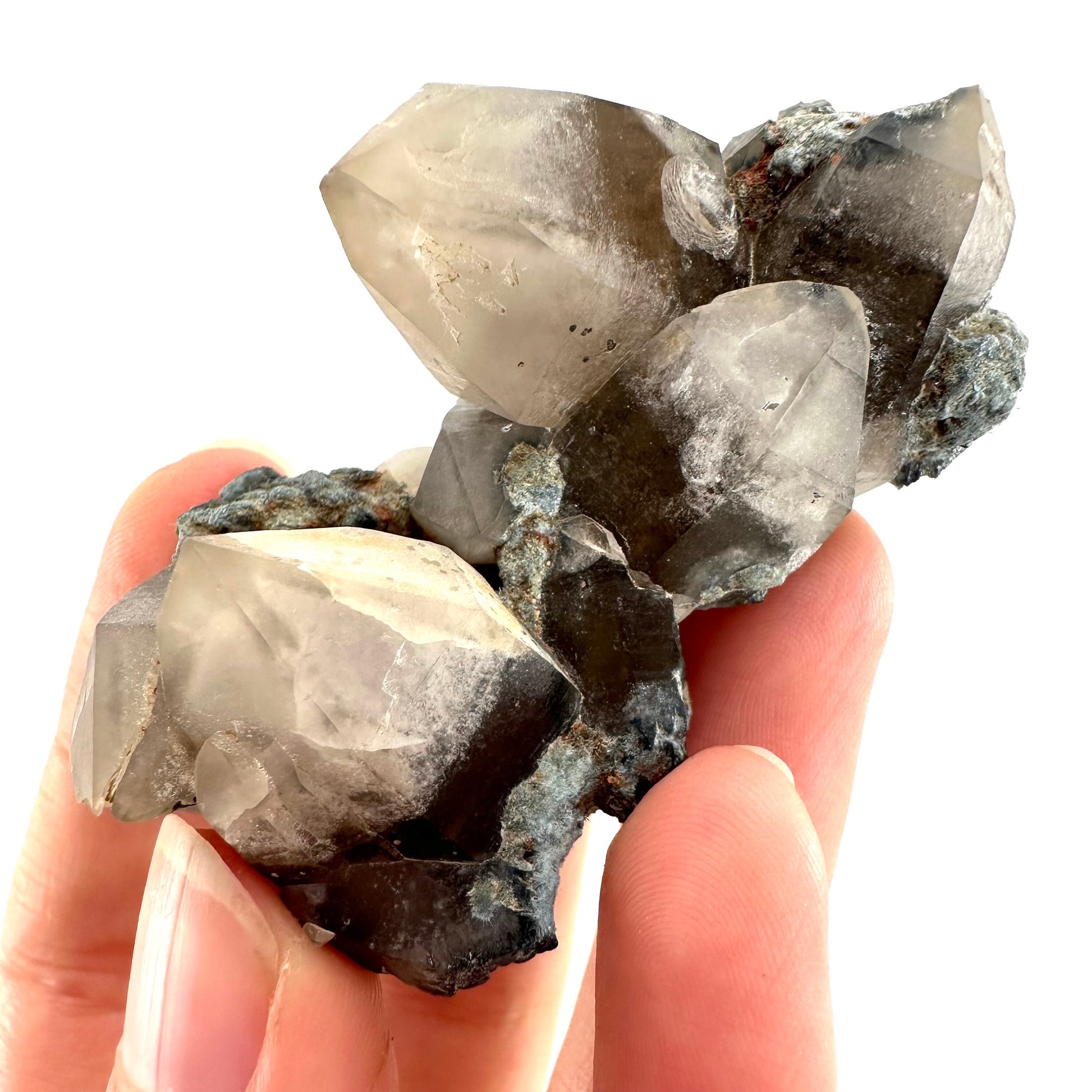 Gitter Quartz & Foitite (Namibia) | lattice quartz, smoky quartz crystal, smoky quartz point, quartz crystal, crystals