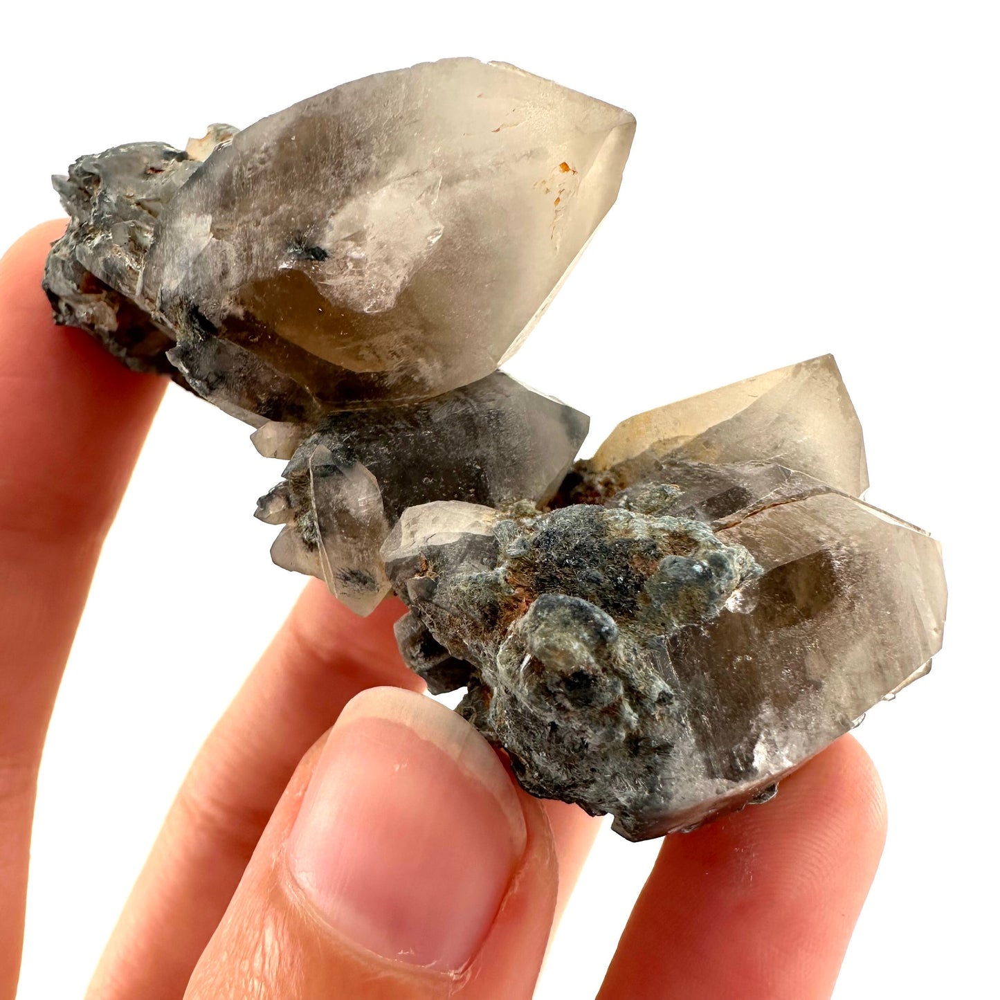 Gitter Quartz & Foitite (Namibia) | lattice quartz, smoky quartz crystal, smoky quartz point, quartz crystal, crystals