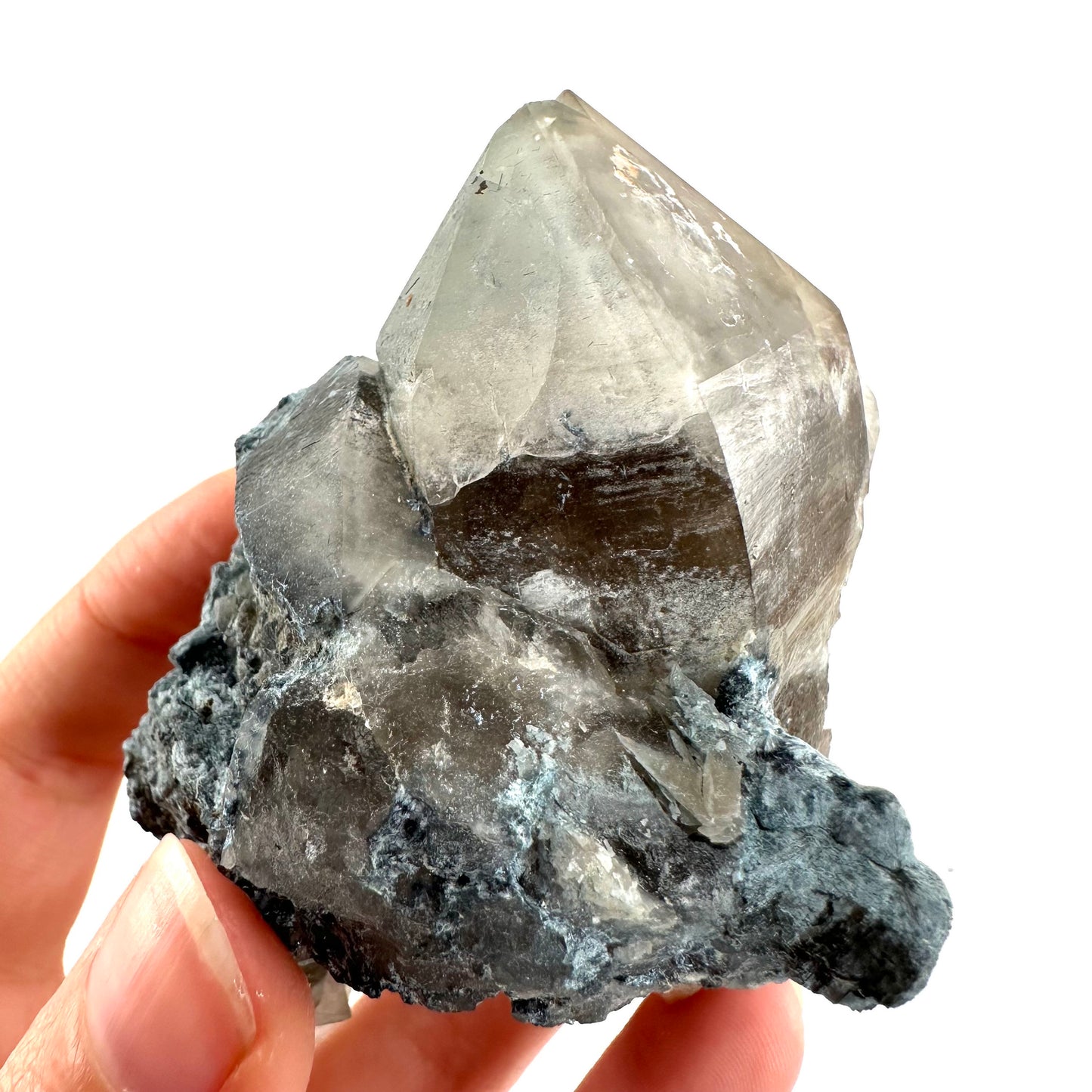 Gitter Quartz & Foitite (Namibia) | lattice quartz, smoky quartz crystal, smoky quartz point, quartz crystal, crystals