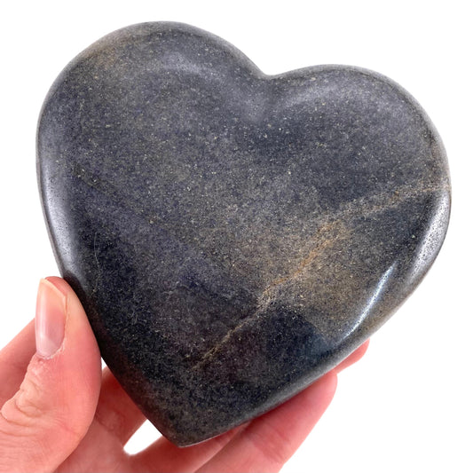 Lazulite Heart, crystal heart, Lazulite palm stone, lazulite palmstone, pocket stone, lazulite