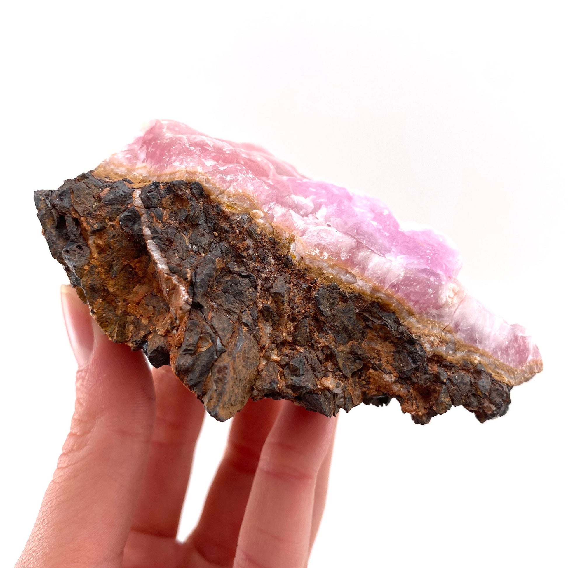 Pink Aragonite Cluster (Afghanistan) | pink aragonite specimen, raw aragonite, pink aragonite crystal