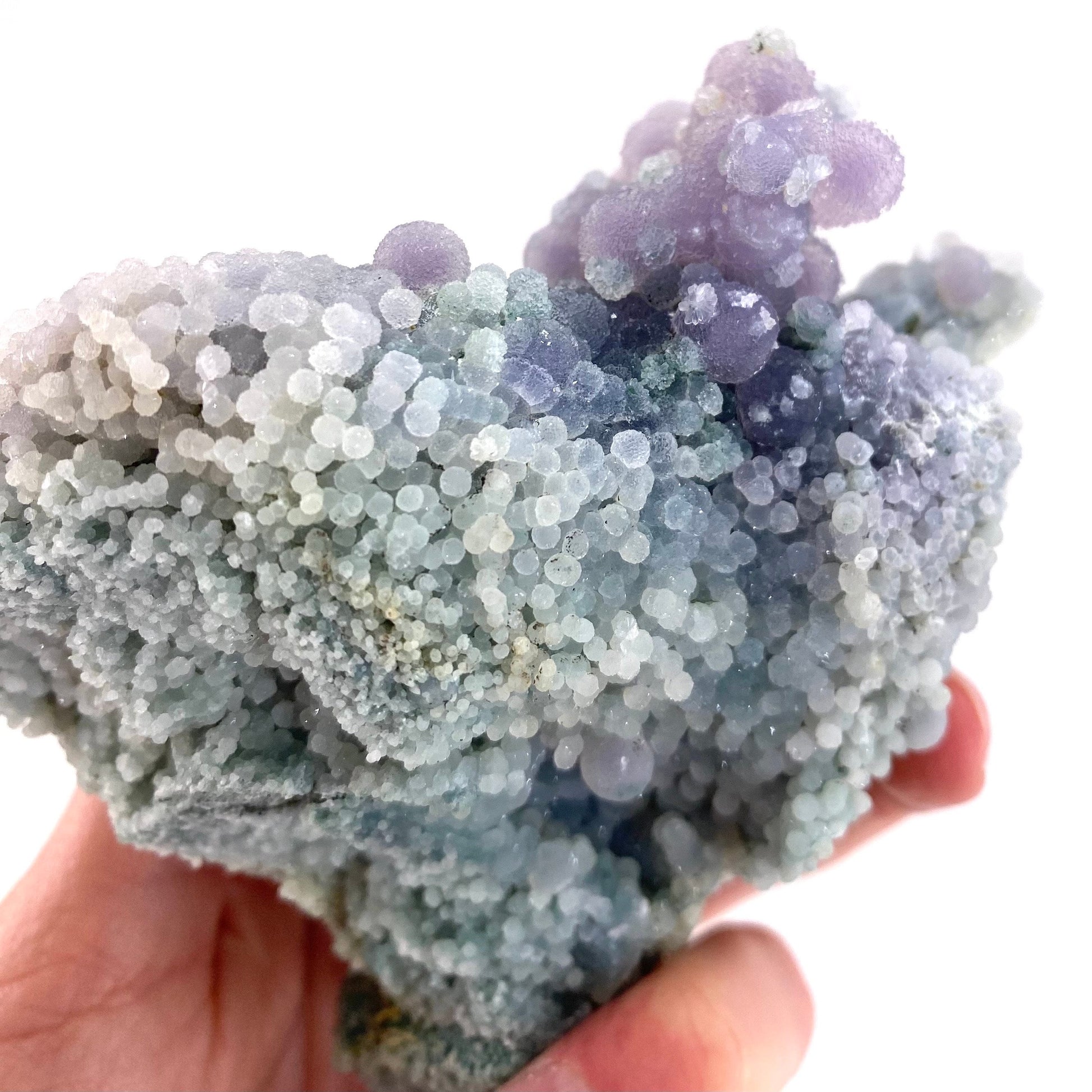 Grape Amethyst (Indonesia) | Grape Agate, purple grape agate, grape agate cluster, mineral specimen, crystals, gemstone