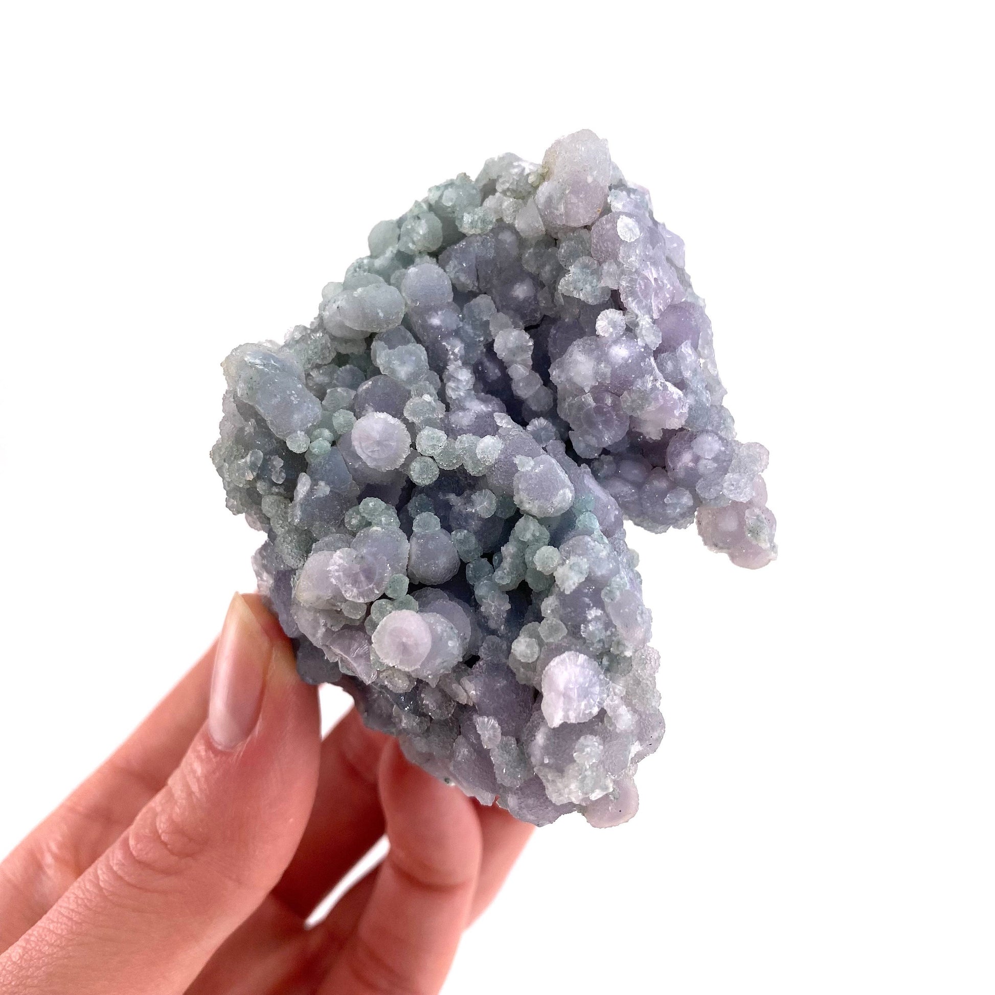 Grape Amethyst (Indonesia) | Grape Agate, purple grape agate, grape agate cluster, mineral specimen, crystals, gemstone