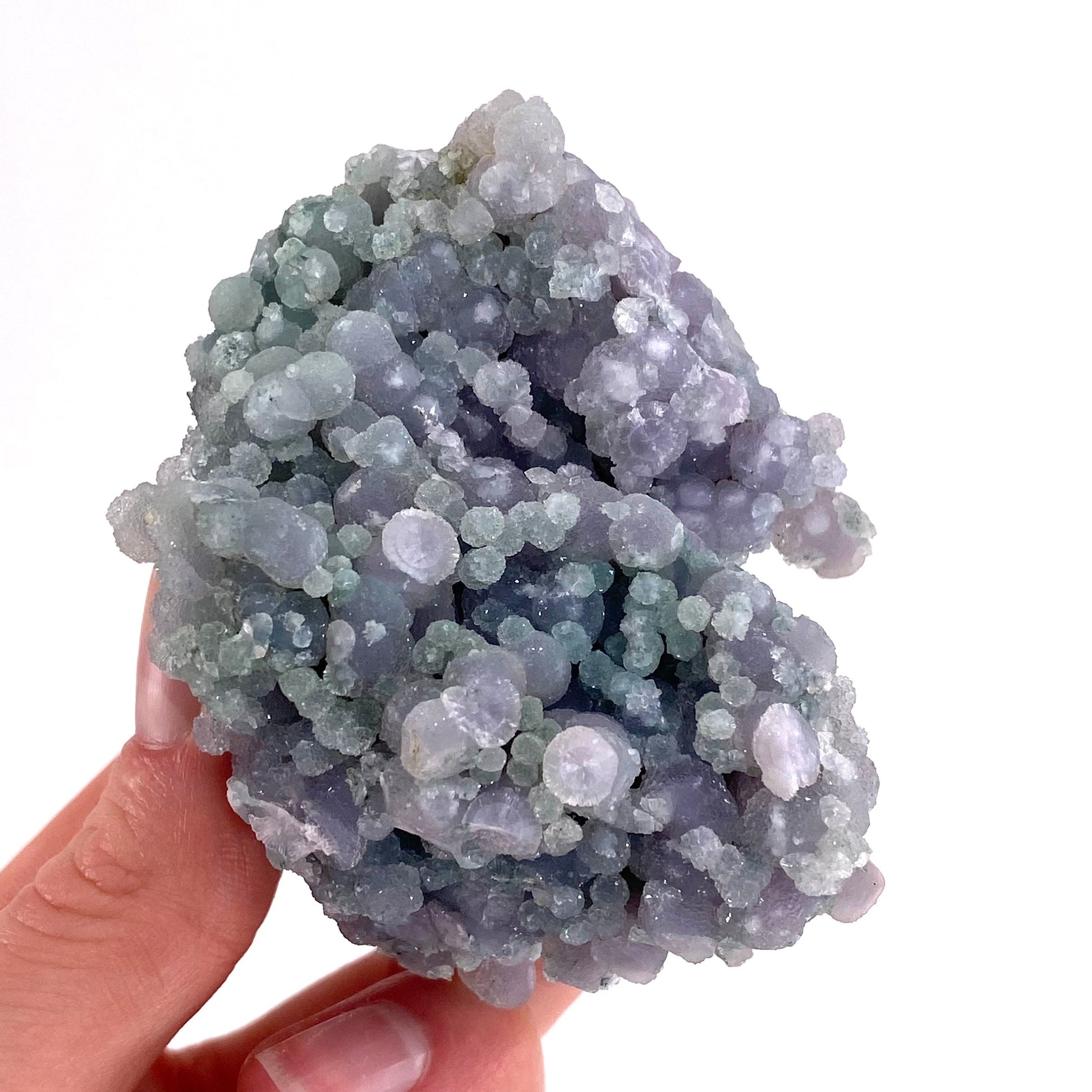 Grape Amethyst (Indonesia) | Grape Agate, purple grape agate, grape agate cluster, mineral specimen, crystals, gemstone