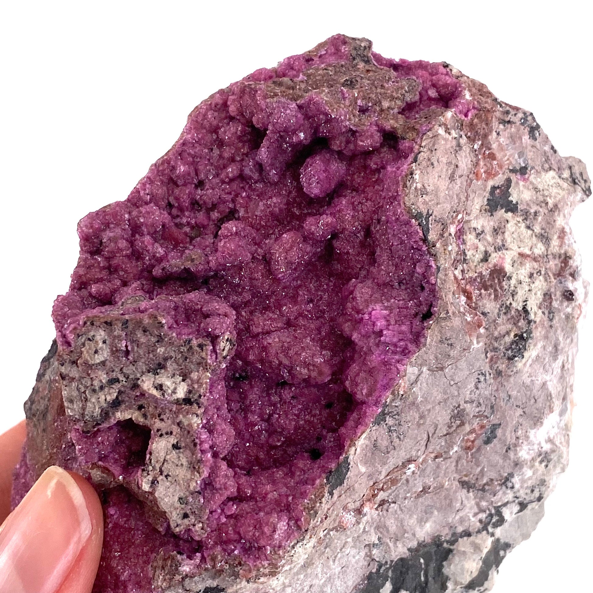 Extra Sparkly Cobaltocalcite Specimen (Congo), cobalto calcite, cobaltoan calcite, salrose