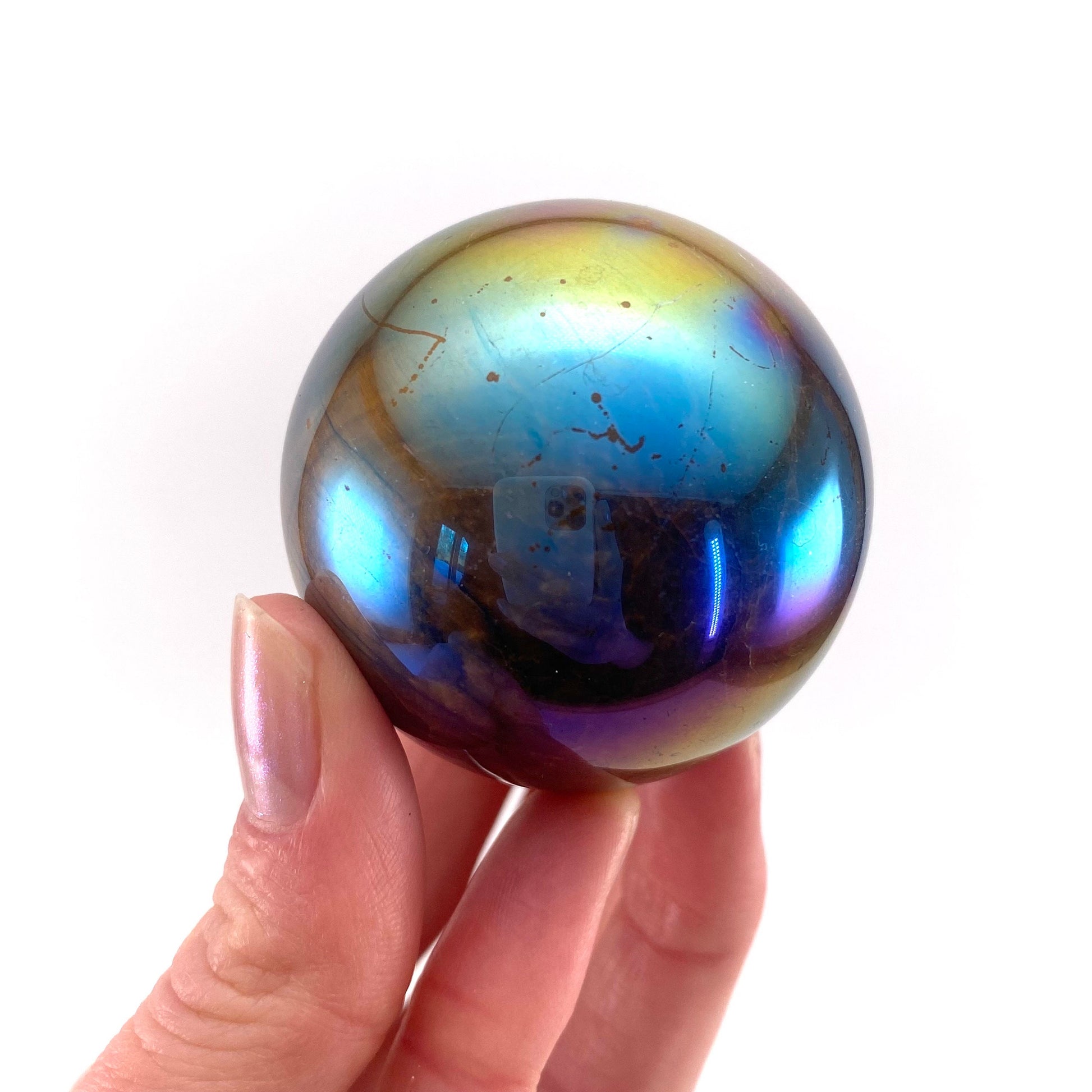 Aura Tigers Eye sphere, crystal ball, aura tigers eye, crystal sphere, tigers eye sphere, angel aura crystal
